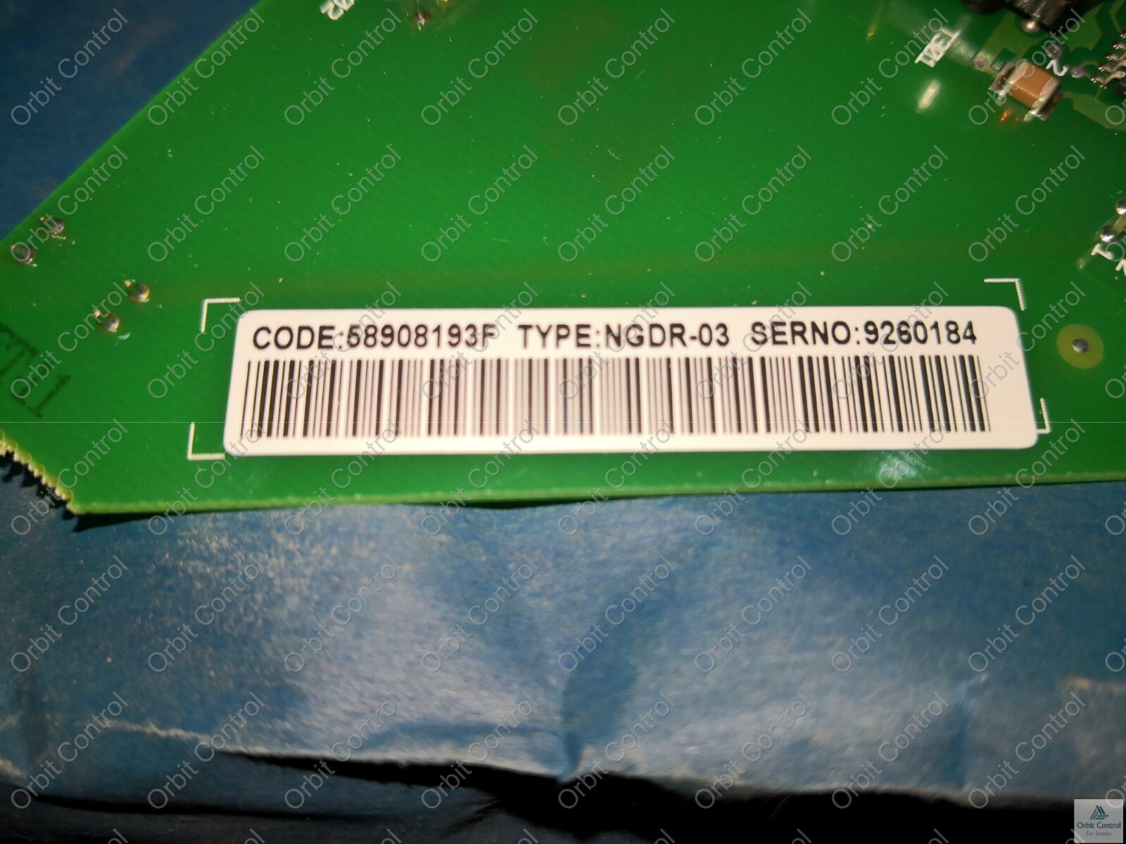 ABB NGDR - 03 ABB NGDR - 03 GATE CIRCUIT CARD CODE: 58908193F 2