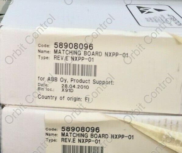ABB NXPP-01 ABB REV.E NXPP-01 Matching Board NXPP-01 CODE: 58908096 3