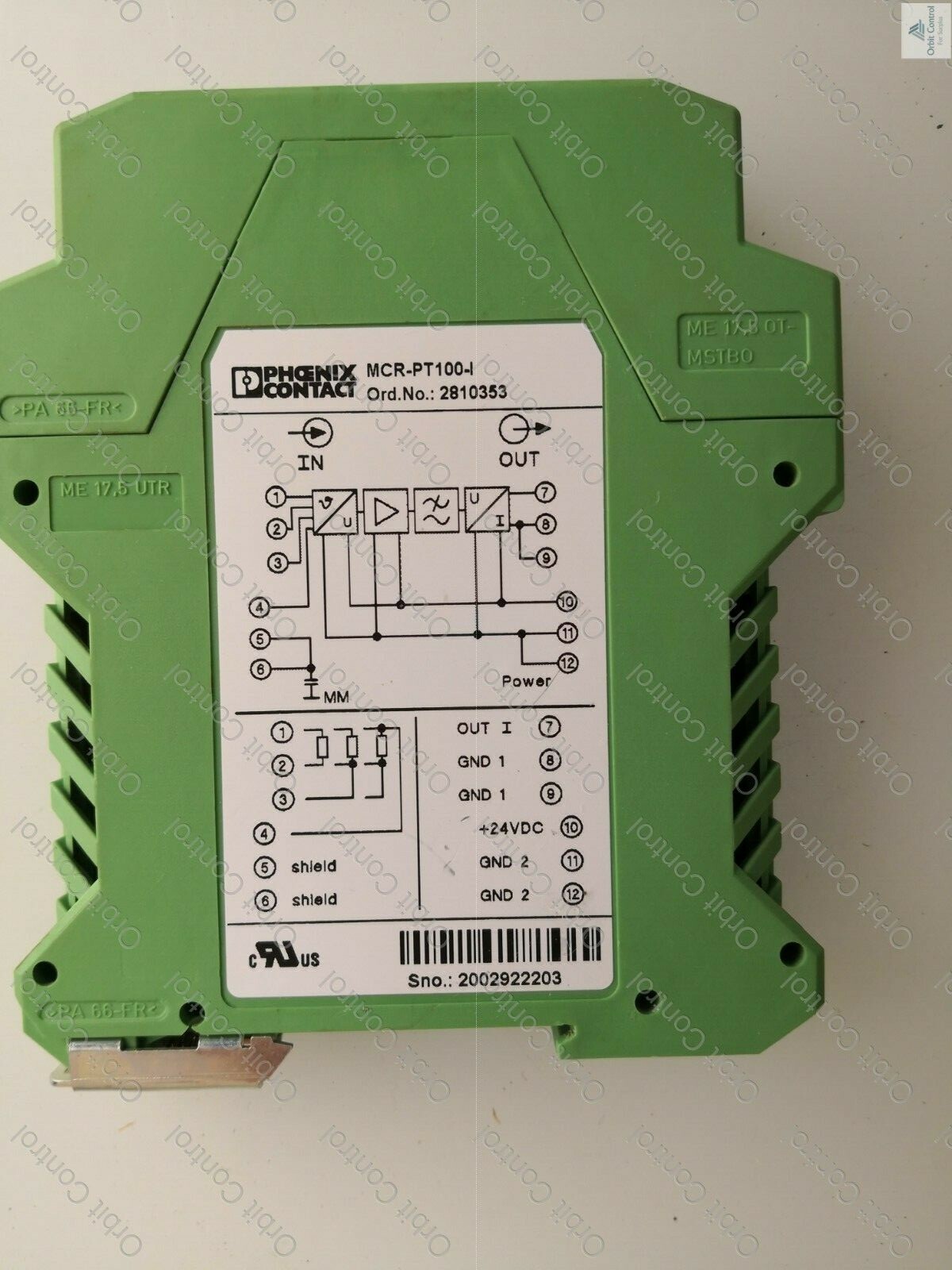 Phoenix Contact MCR-PT100-I PHOENIX CONTACT MCR-PT100-I CONVERTER 3