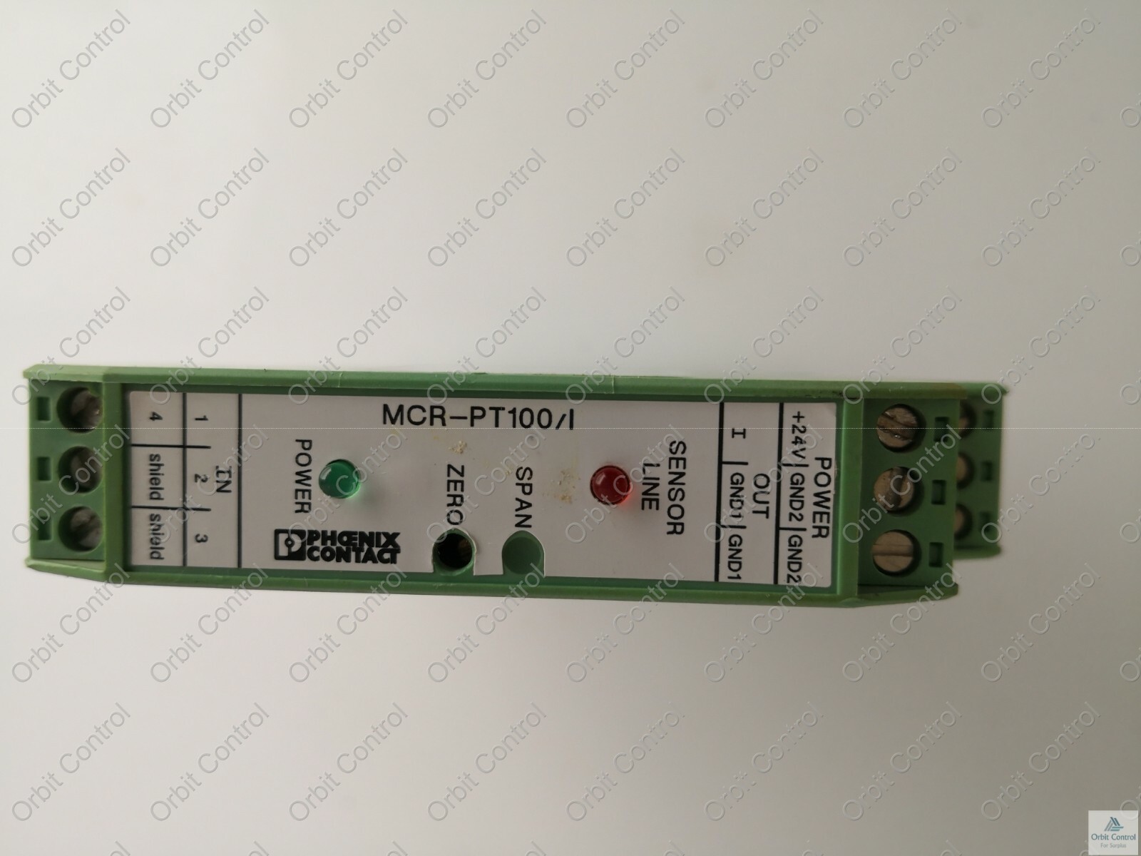 1 LOT PHOENIX CONTACT MCR-PT100-I CONVERTER