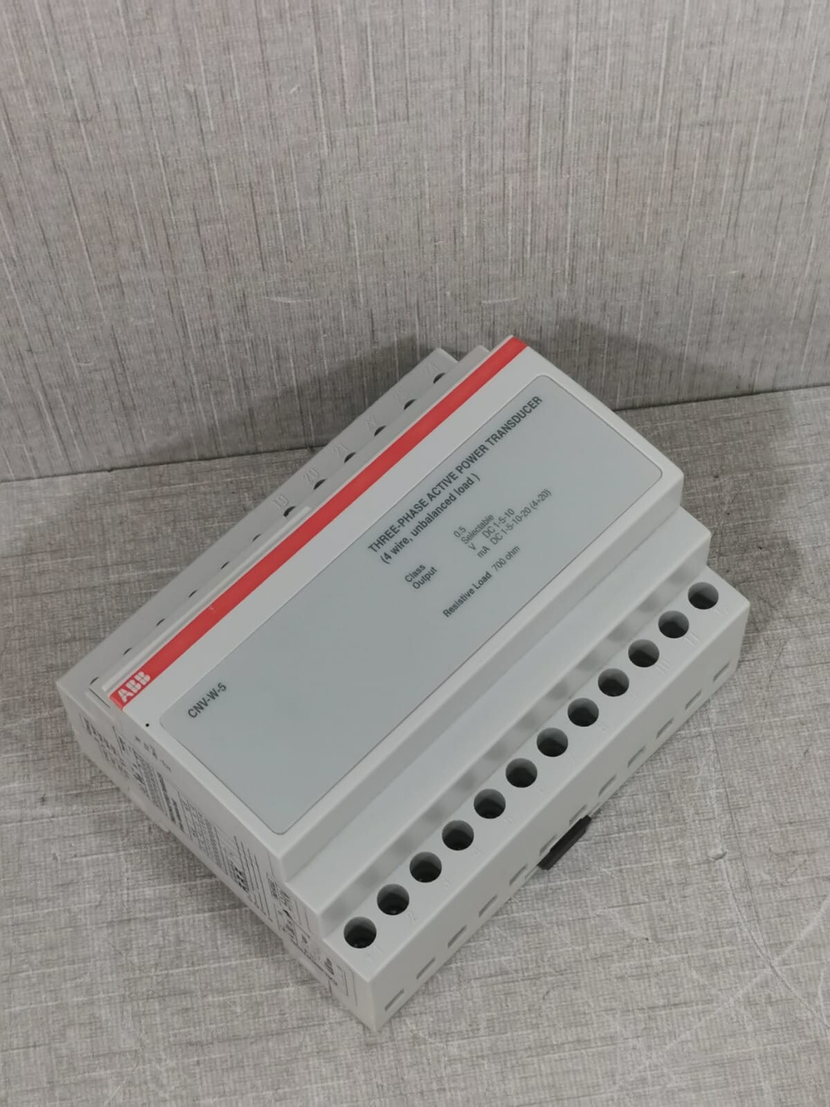 ABB CNV-W-5 ABB CNV-W-5 Three Active Power Transducer 37 KW 8