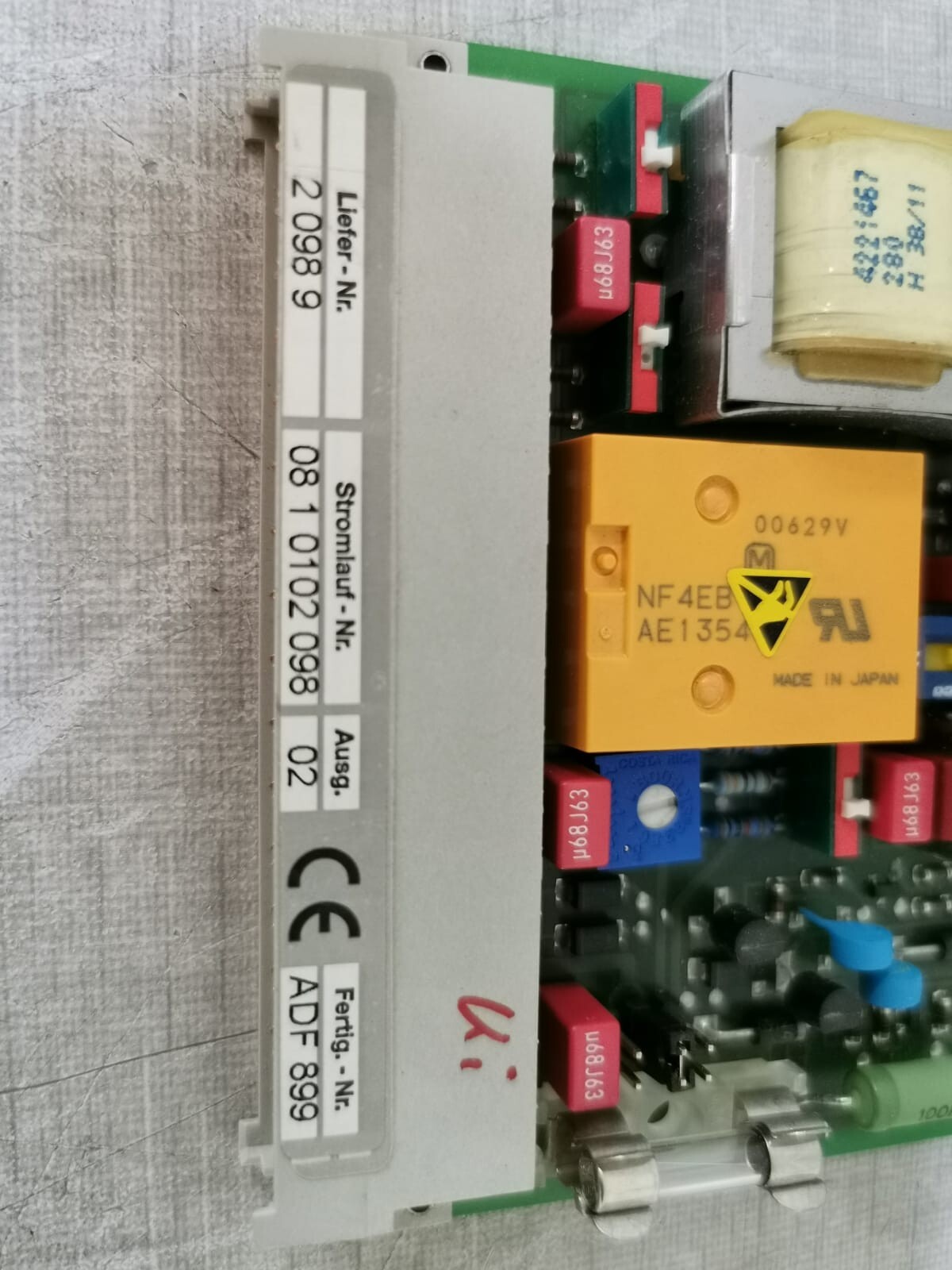 NEUMANN 20989 NEUMANN 2 098 9/20989 Audio Card 6