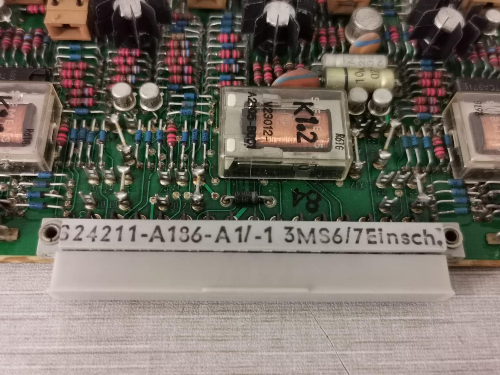 Siemens S24211-A186-A1-1 SIEMENS S24211-A186-A1-1 3MS6/7 EINSCHUB PL.NR. CIRCUIT BOARD 6