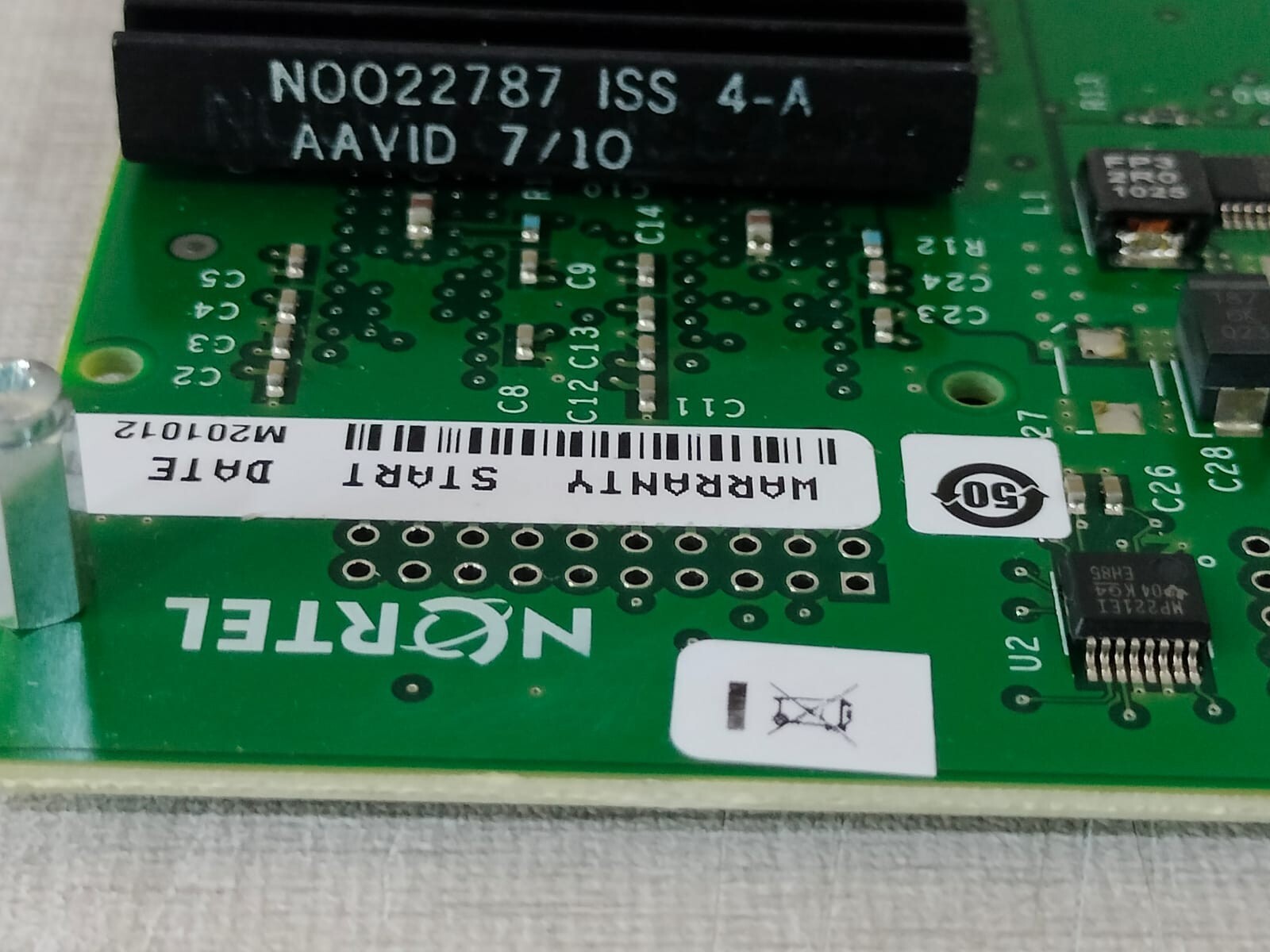 NORTEL NTDW62AAE5 NORTEL NTDW62AAE5 MGC DSP DAUGHTERBOARD 32-DS 5