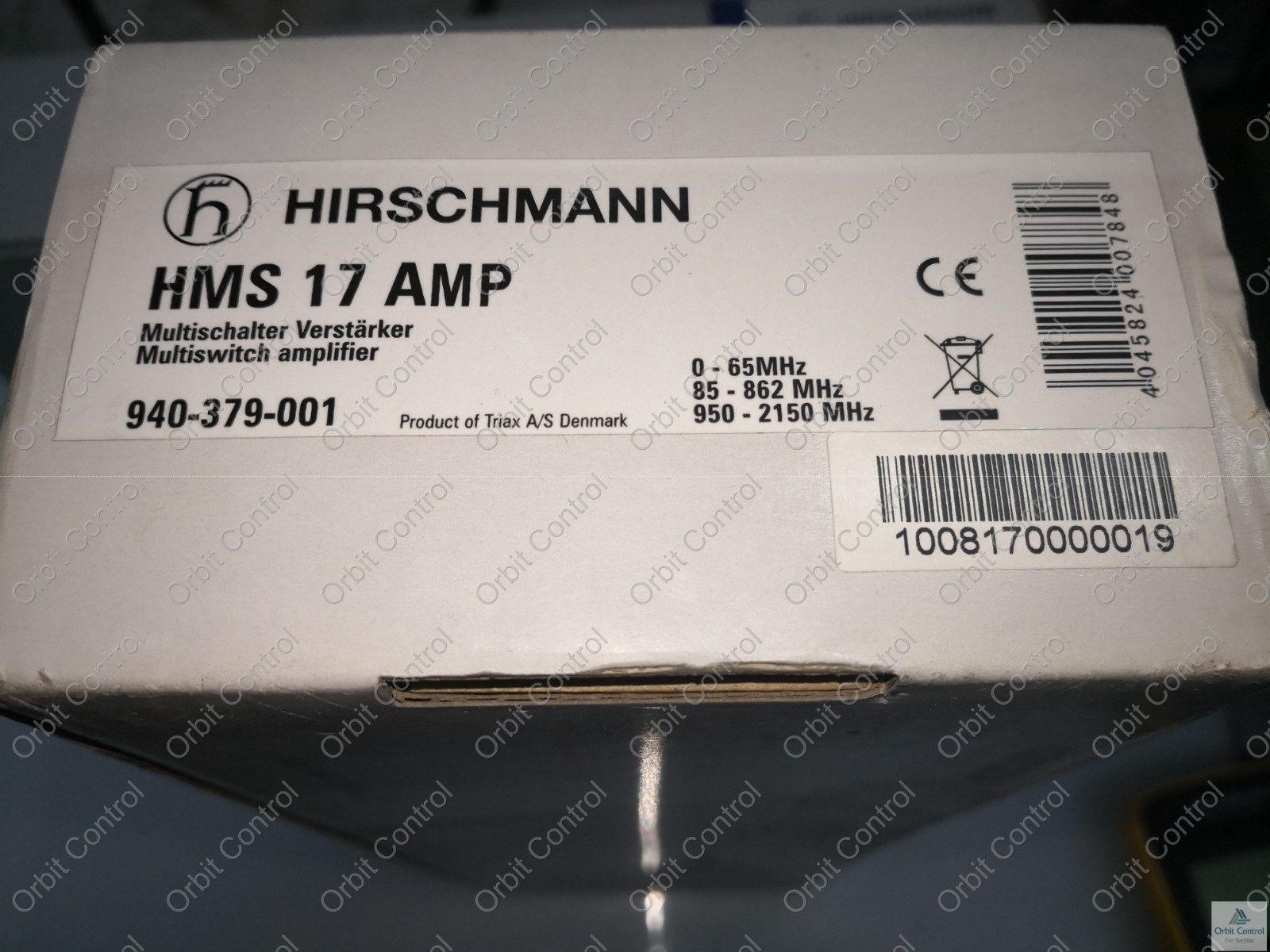 Digital HMS-17 Hirschman HMS 17 X 12C 940-374-001 Digital Satellite Multiswitch Amplifier 2