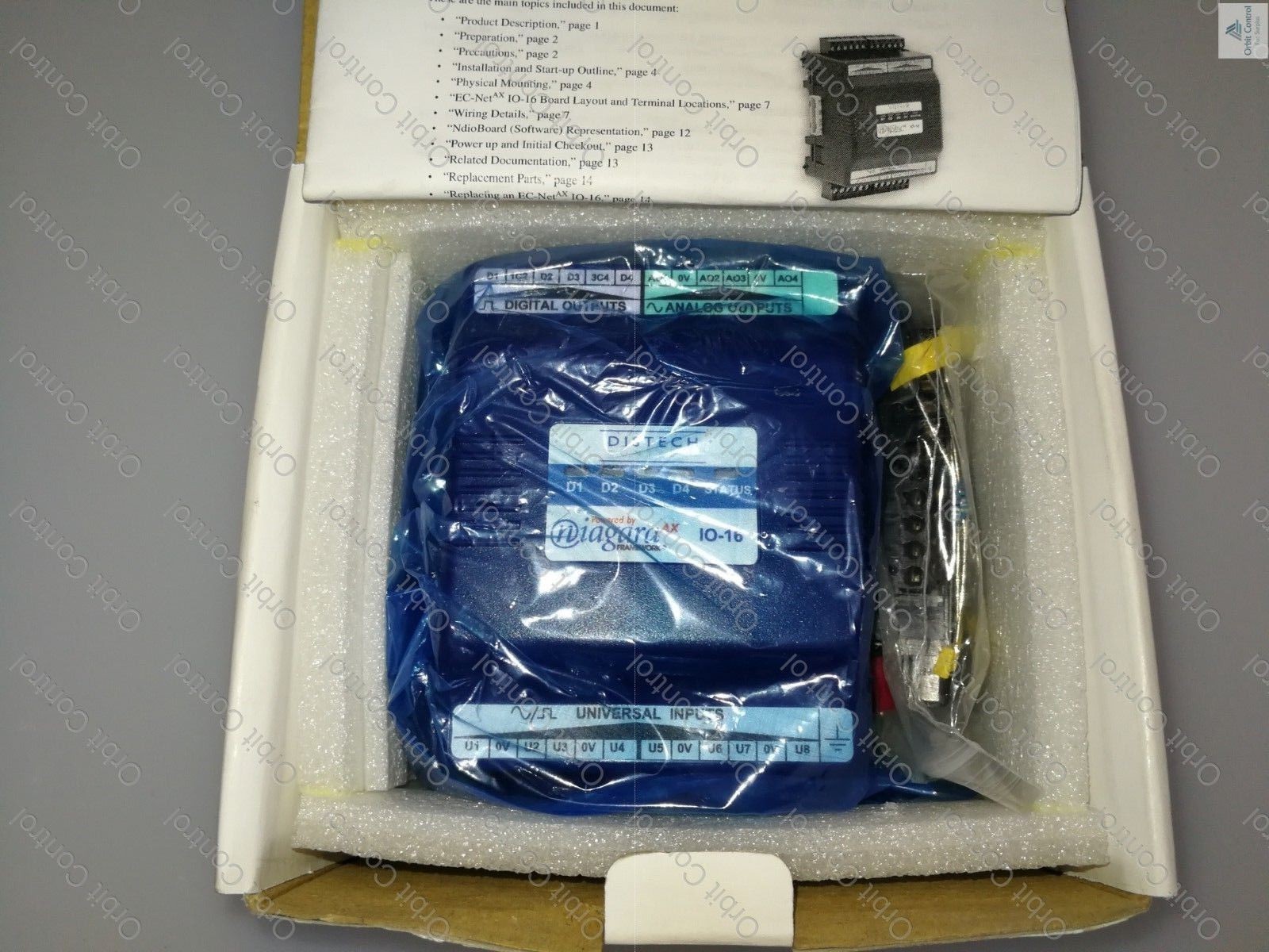 Distech Controls CDITR-IO16XX0 Distech Controls EC-Net AX IO-16 / CDITR-IO16XX0 3