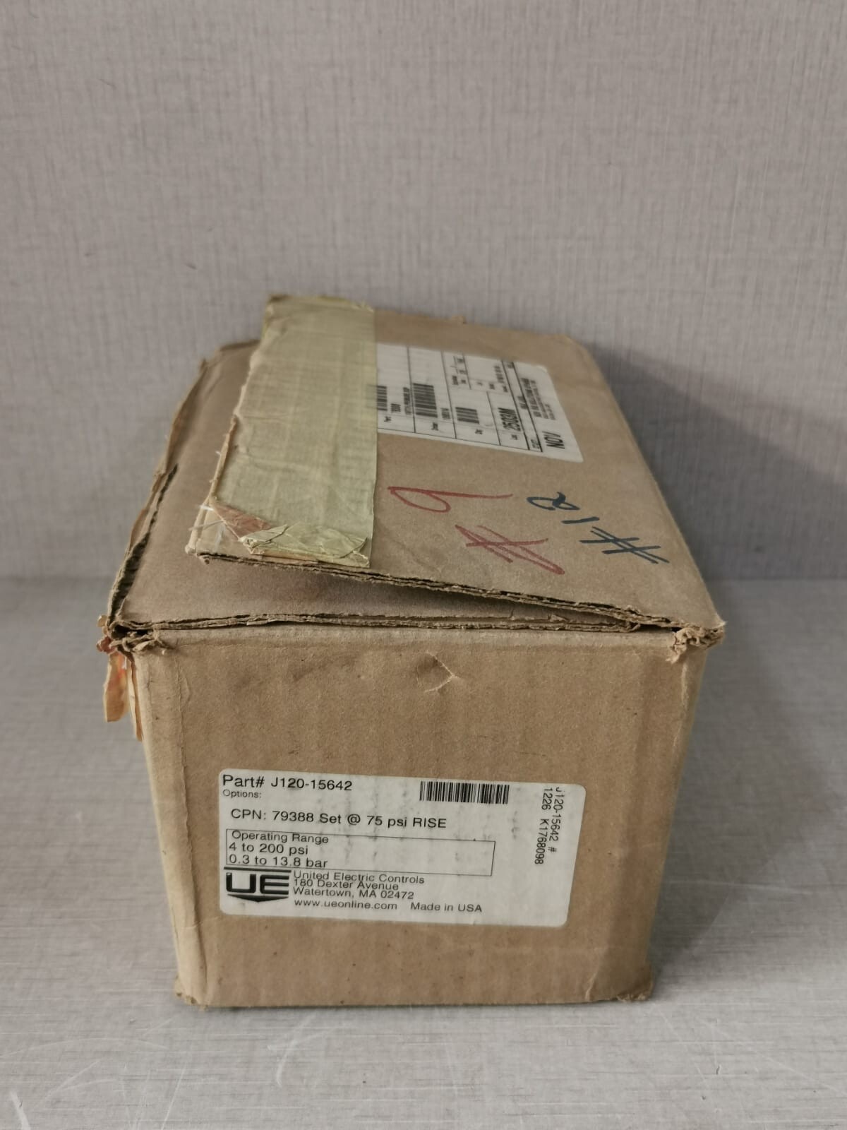 UNITED ELECTRIC J120-15642 ed Electric J120-15642 Explosion-proof Differential Pressure Switch 9