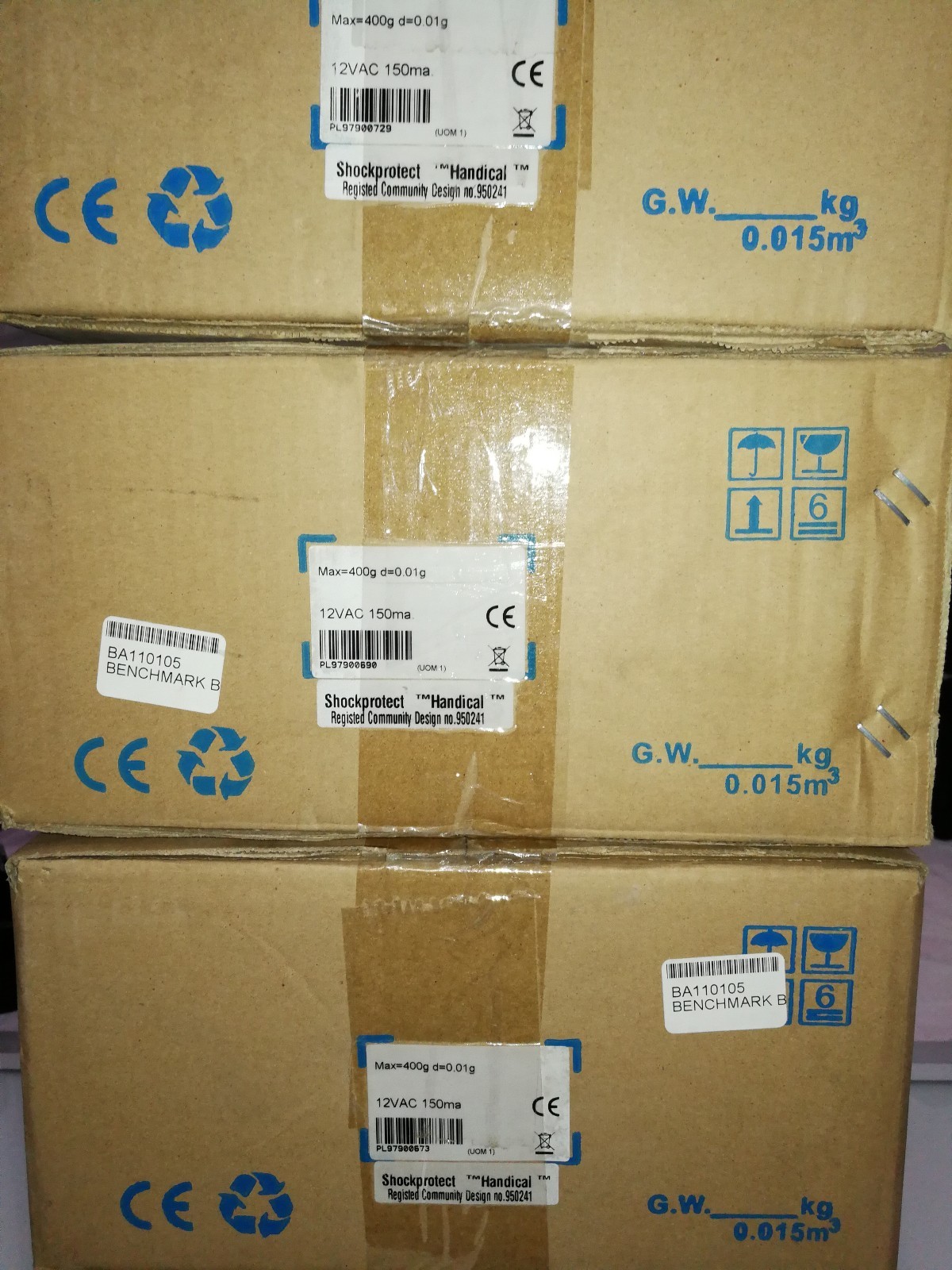 Benchmark 950241 Benchmark shockprotect Handical Portable Precision Balance 400g X 0.01g 5