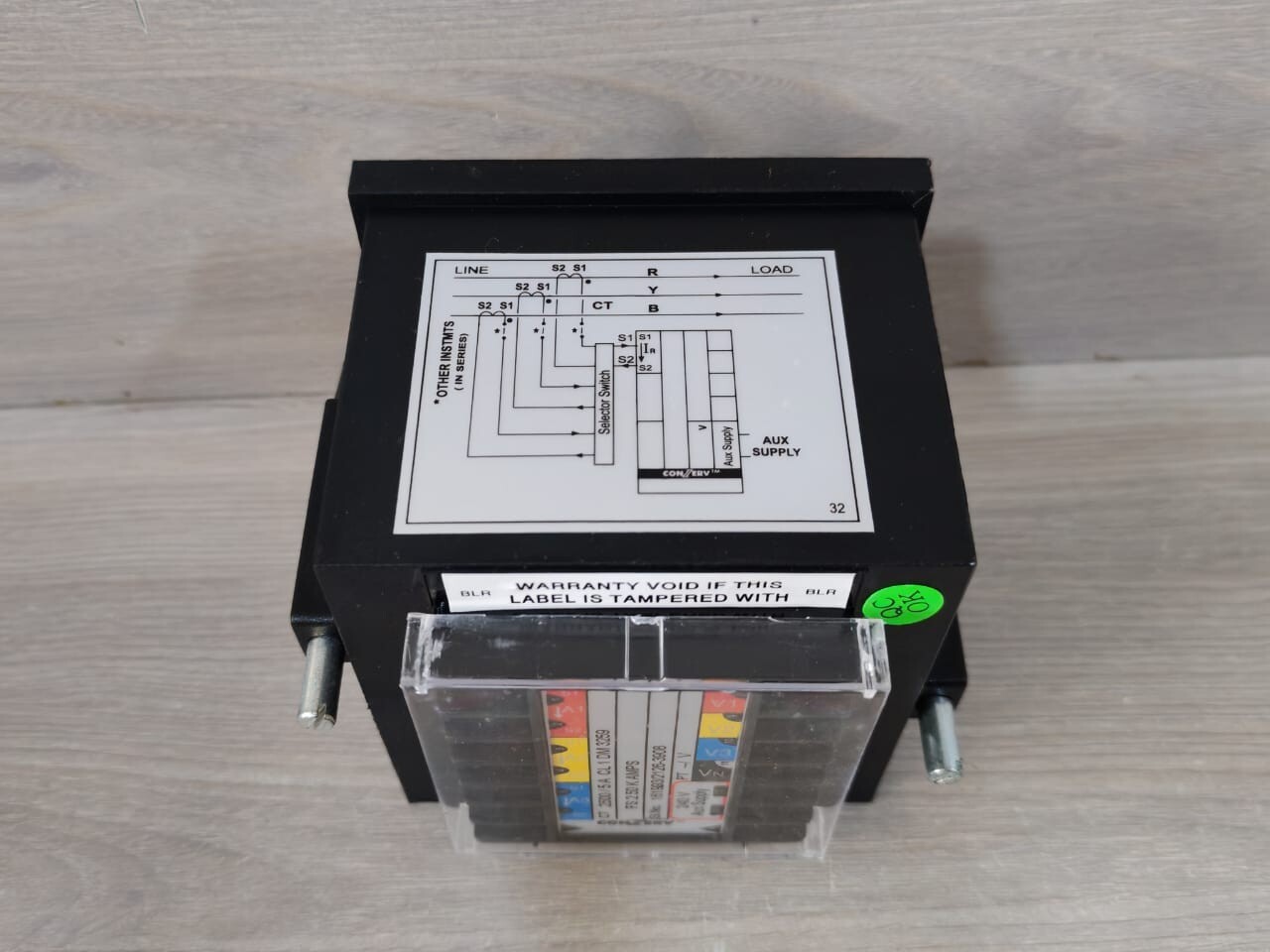 CONZERV DM-3259 CONZERV DM 3259 AMPMETER DM3259-2500/5-240/CON 3