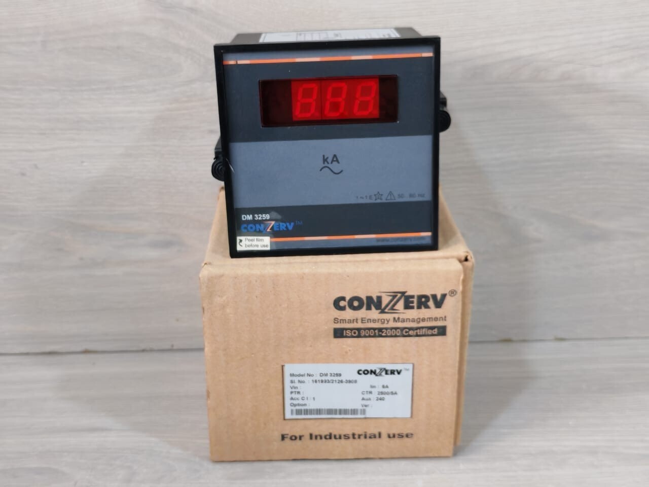 CONZERV DM 3259 AMPMETER DM3259-2500/5-240/CON