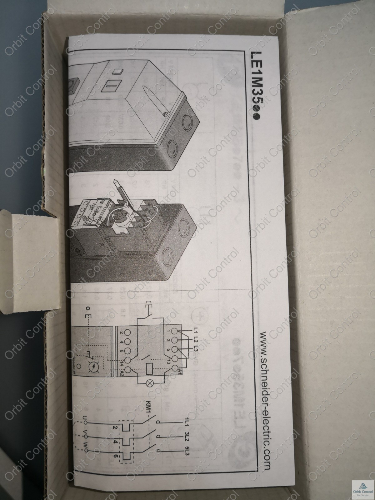 Schneider Electric LE1M35Q707 Schneider Direct starter combination 0,55kW LE1M35Q707 2