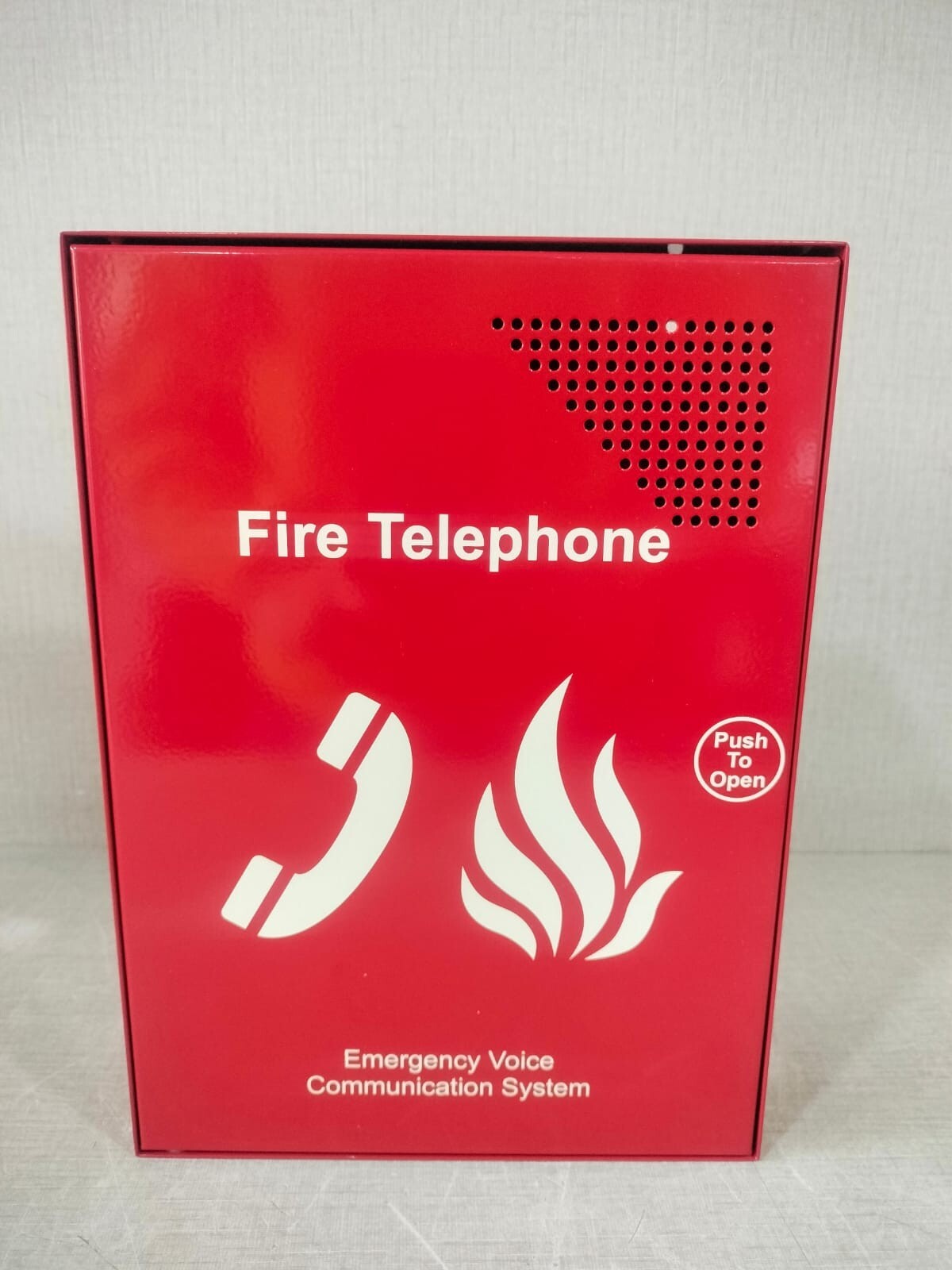 C-TEC EVC301RPO EVC301RPO Fire Telephone Outstation c/w Handset (Push to Open), Stainless Steel 2
