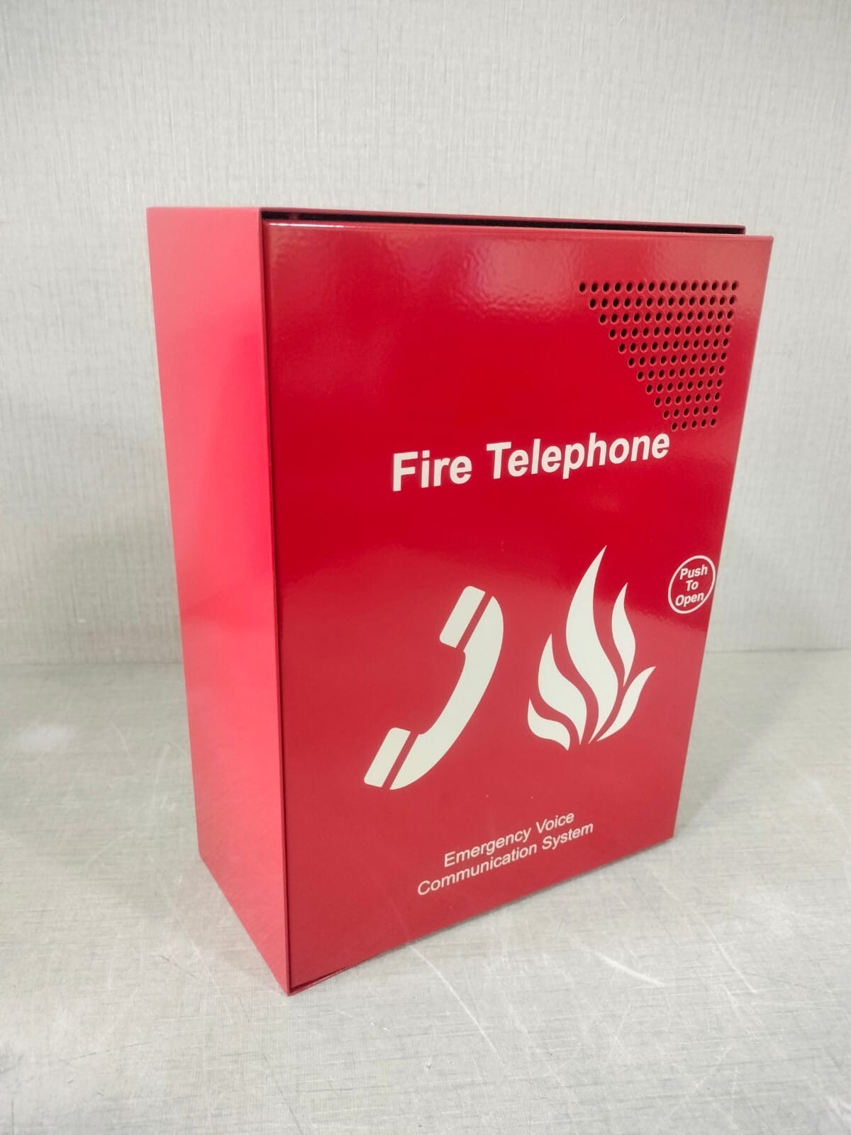 C-TEC EVC301RPO EVC301RPO Fire Telephone Outstation c/w Handset (Push to Open), Stainless Steel 5