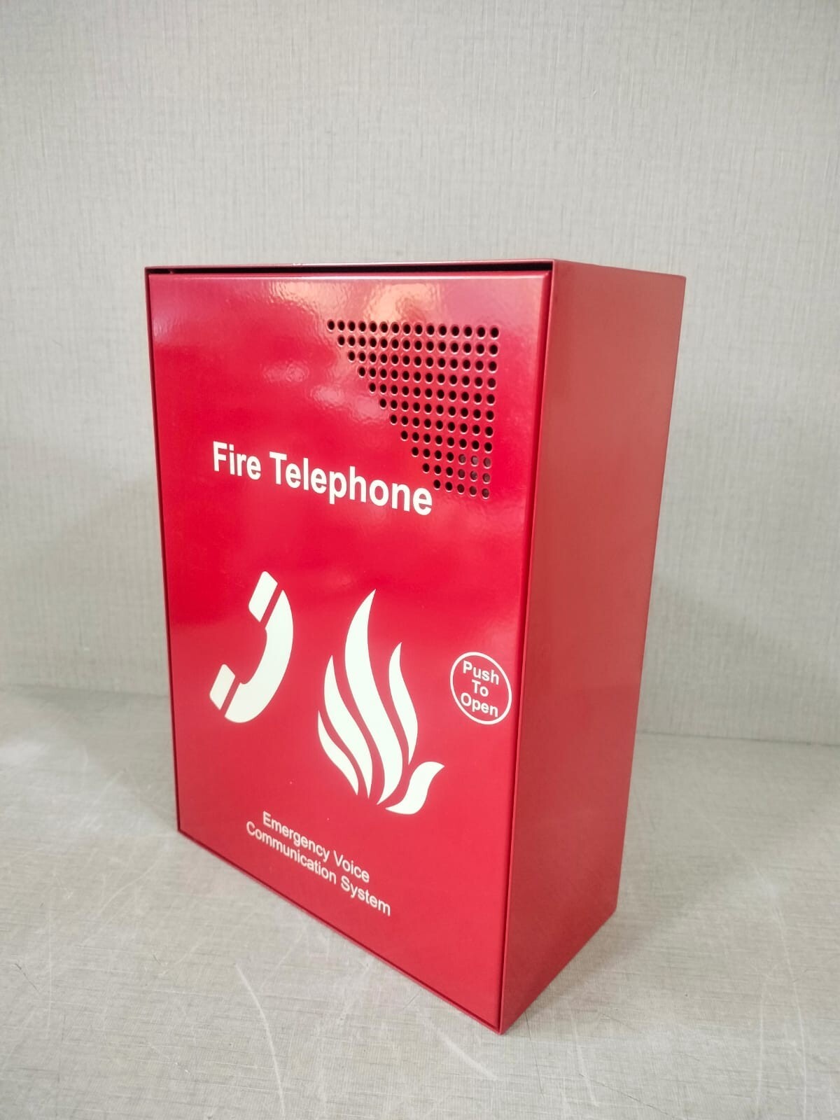 C-TEC EVC301RPO EVC301RPO Fire Telephone Outstation c/w Handset (Push to Open), Stainless Steel 6
