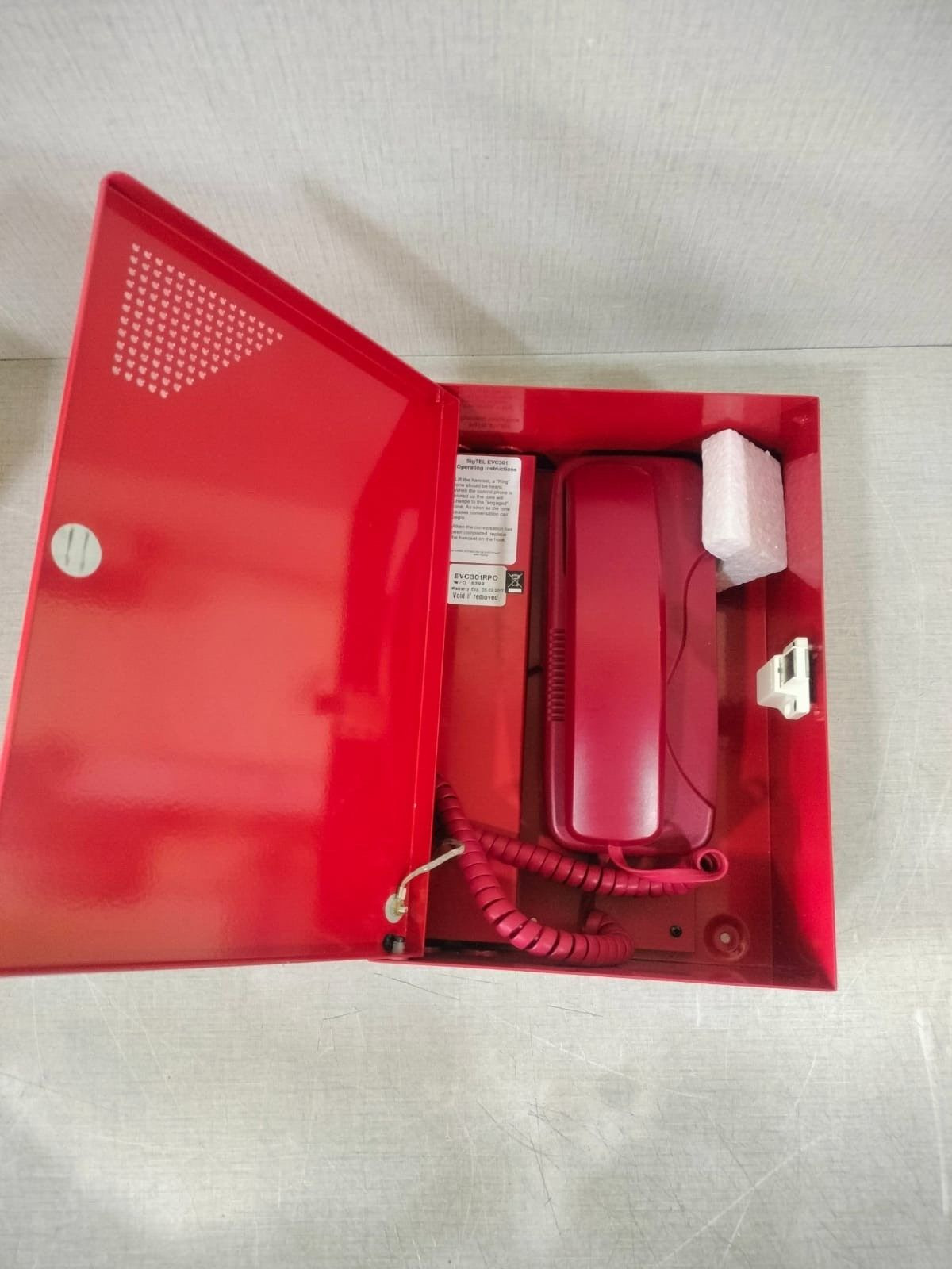 C-TEC EVC301RPO EVC301RPO Fire Telephone Outstation c/w Handset (Push to Open), Stainless Steel 9