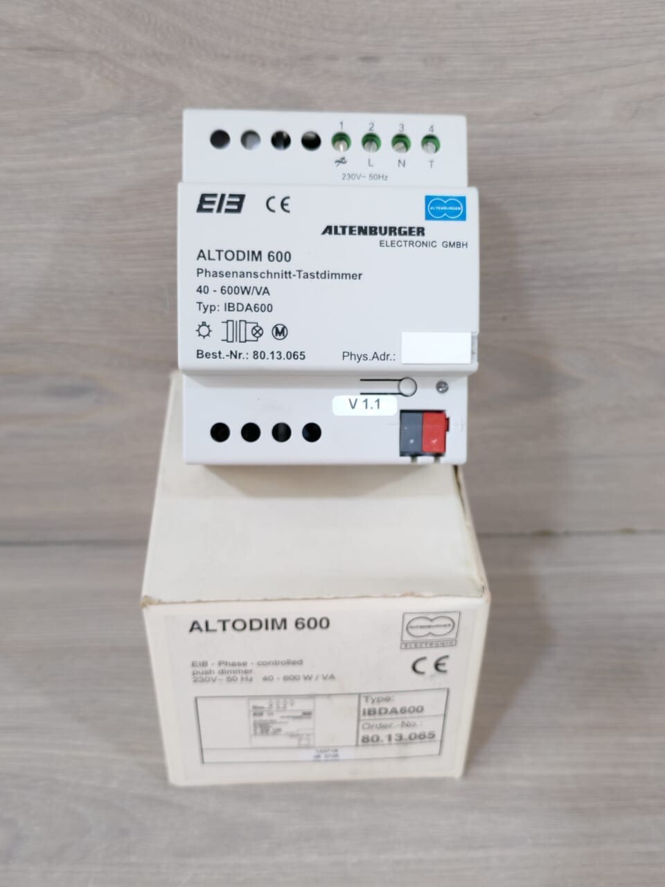 Altenburger IBDA600 ALTENBURGER ELECTRONIC ALTODIM 600 PHASE CONTROL TOUCH DIMMER IBDA600 2