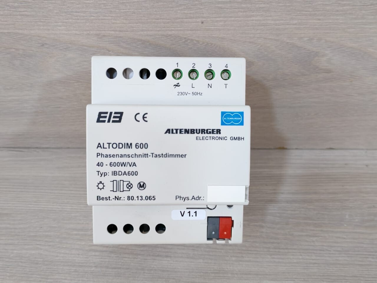 Altenburger IBDA600 ALTENBURGER ELECTRONIC ALTODIM 600 PHASE CONTROL TOUCH DIMMER IBDA600 3