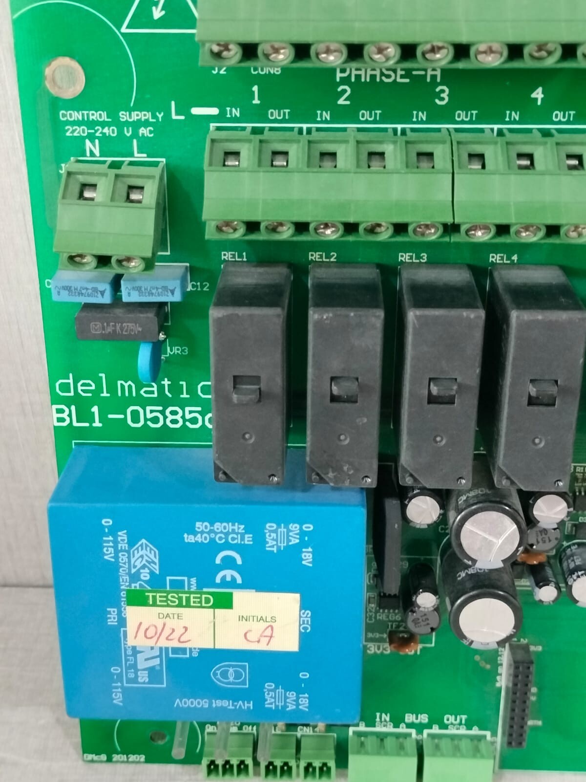 Delmatic Delmatic BL1-0585g Control supply 220-240V A/C Delmatic BL1-0585g 2
