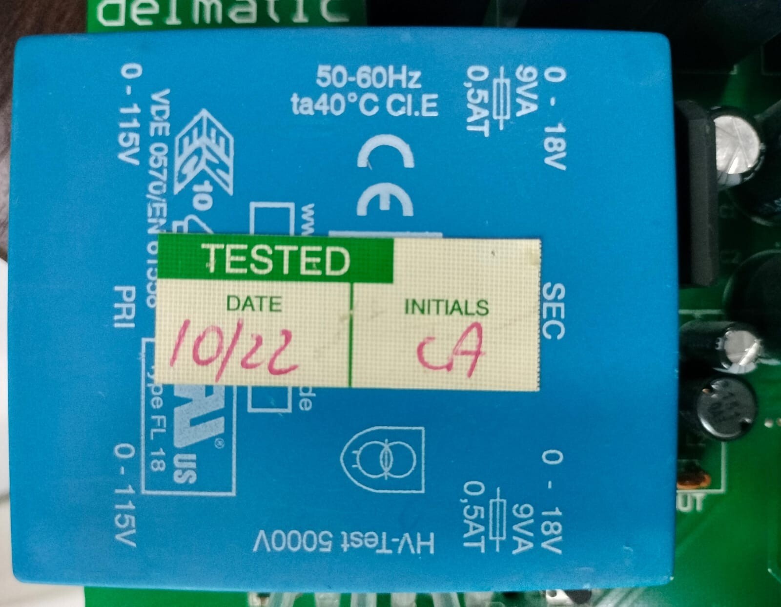Delmatic Delmatic BL1-0585g Control supply 220-240V A/C Delmatic BL1-0585g 4