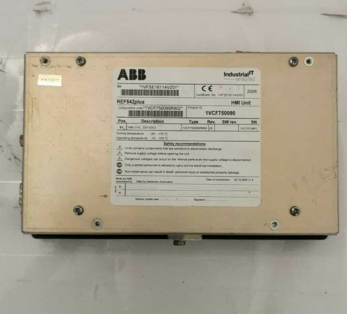 ABB 1VCF750090R802 ABB REF542PLUS 1VCF750090R802 AUTOMATION MACHINE TERMINAL ( ) 2