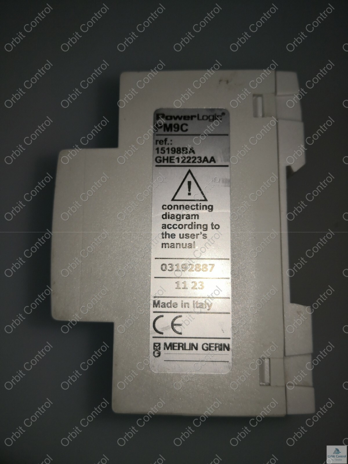 Scneider Electric 15198 Schneider Electric/Merlin Gerin 15198 PM9C Power Logic W/ Modbus Communication 3
