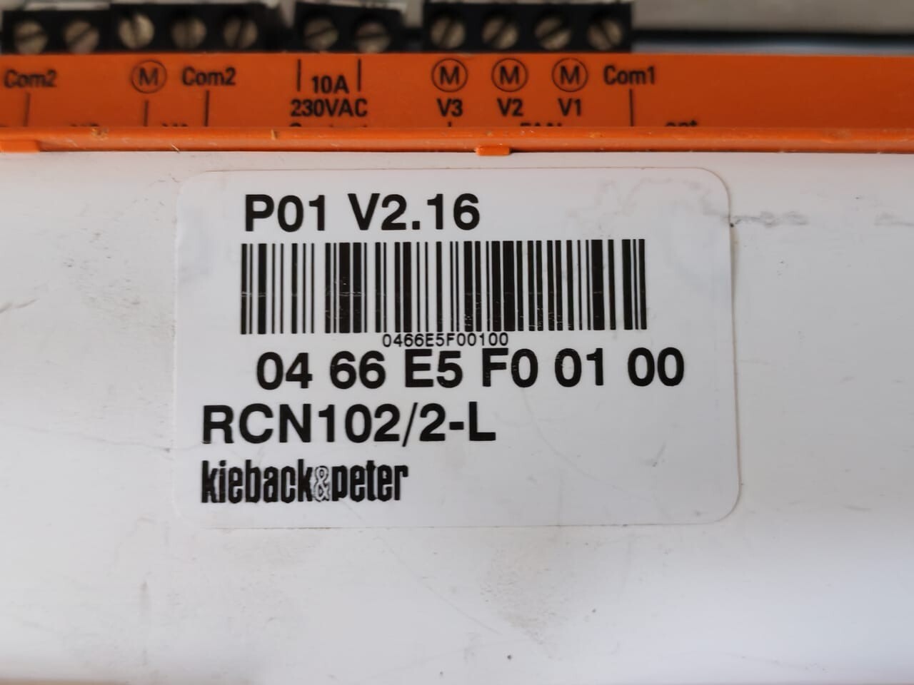 Kieback & Peter RCN102/2-L RCN Kieback & Peter / RCN102/2-L 230V AC 8V A T45 2