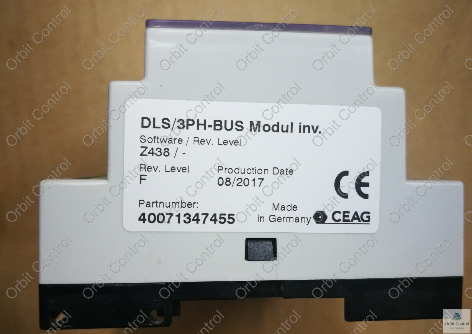 CEAG 40071347455 CEAG DLS 3PH-BUS 400 71 347 455 Module inv. 40071347455 2