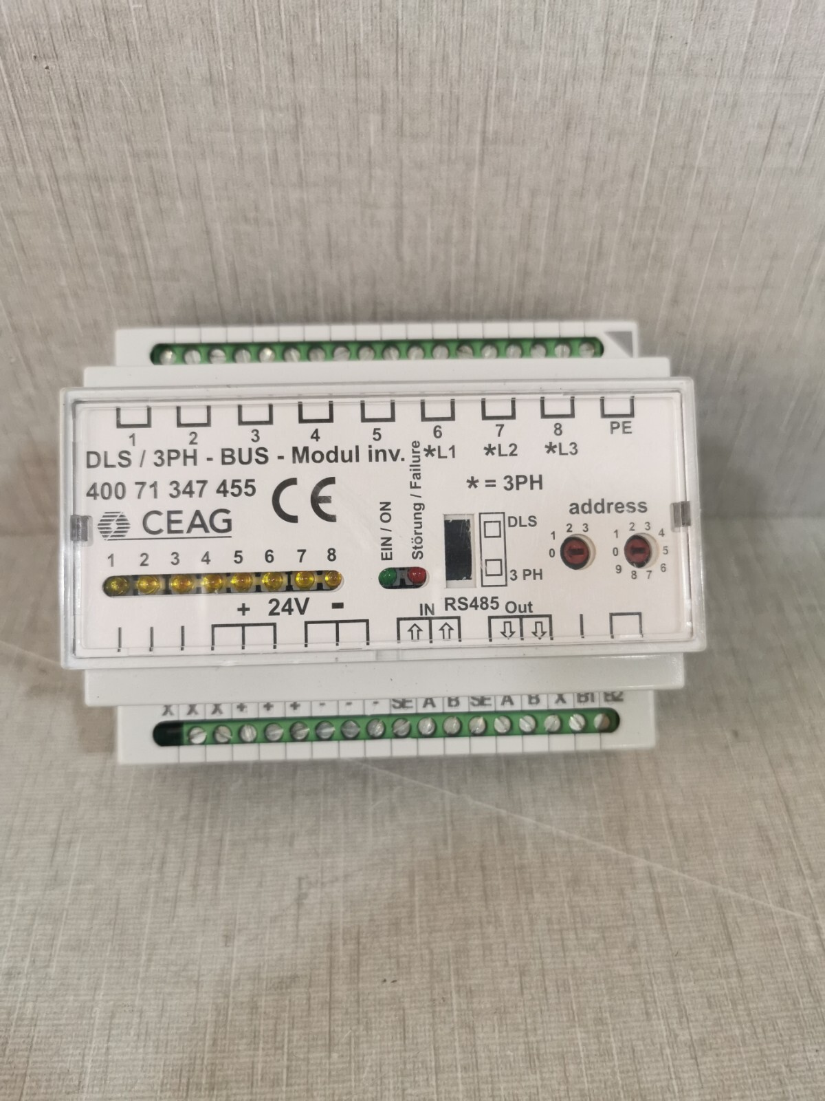CEAG 40071347455 CEAG DLS 3PH-BUS 400 71 347 455 Module inv. 40071347455 5