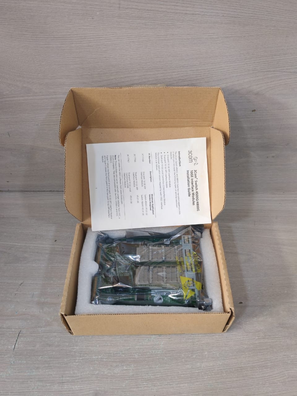 HP 2-Port 10-Gig XFP E45/E48 HP 3C17766 2-Port 10-Gig XFP E45/E48 MODULE 2