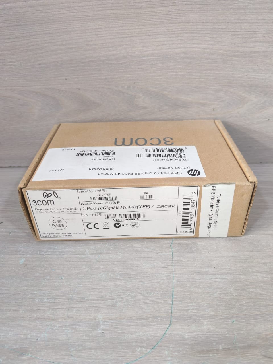 HP 2-Port 10-Gig XFP E45/E48 HP 3C17766 2-Port 10-Gig XFP E45/E48 MODULE 7
