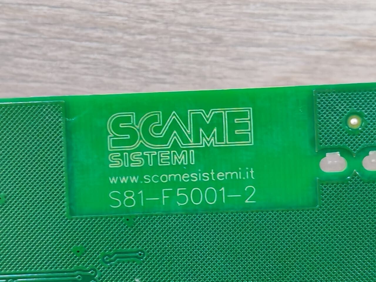 SCAME S81-F5001-2 SCAME SISTEMI S81-F5001-2 OUTPUT MONITORING CARD 9