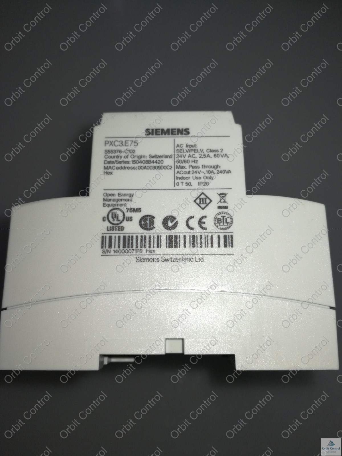 Siemens PXC3.E75 SIEMENS PXC3.E75, Room automation stations 4