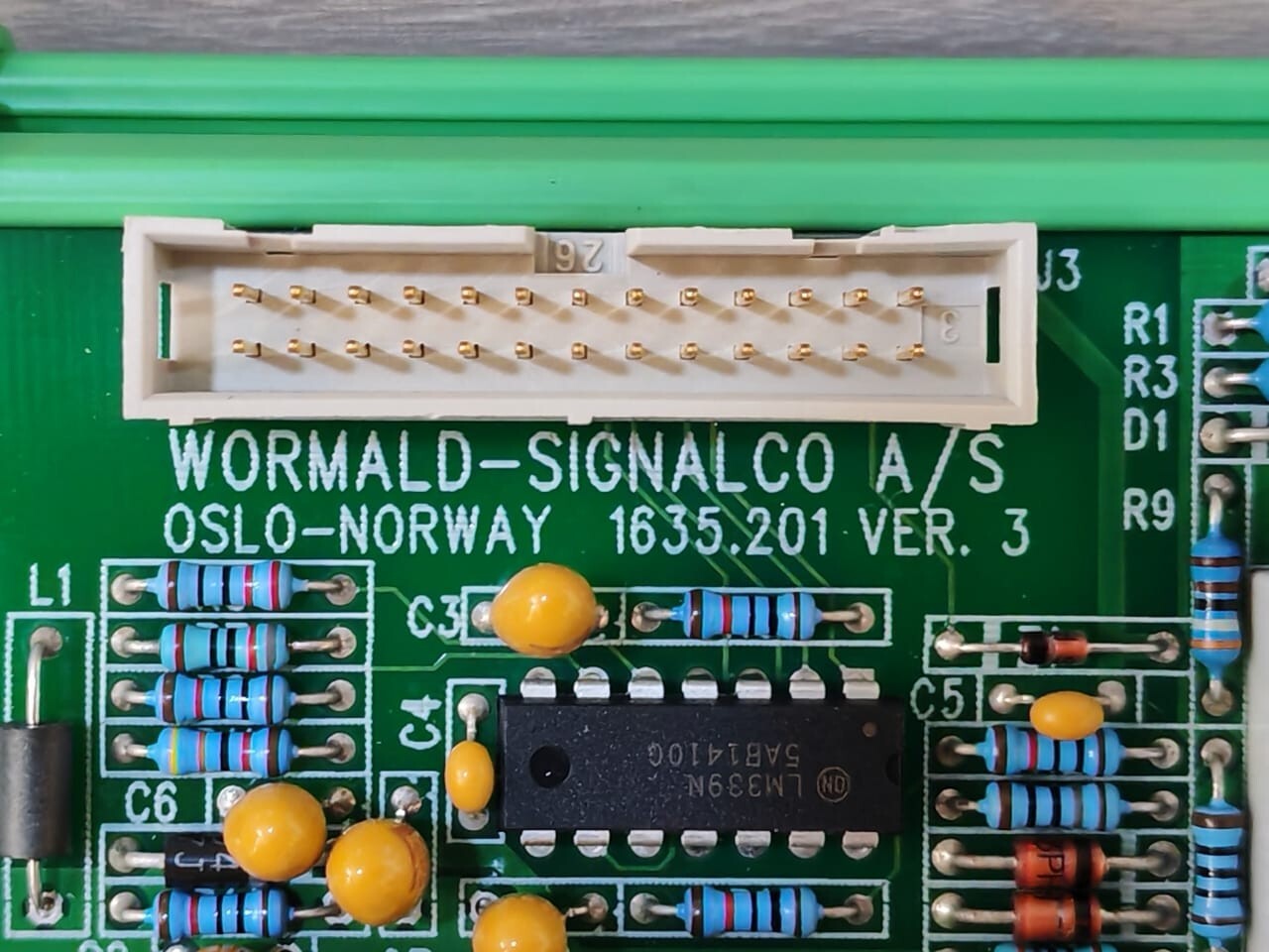 WORMALD-SIGNALCO 1635.201 WORMALD-SIGNALCO A/S 1635.201 VER.3 PCB BOARD 2