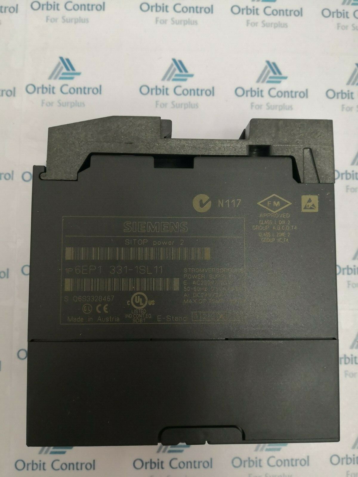 Siemens Siemens SITOP Power 2 Siemens 6EP1 331-1SL11 Sitop Power 2 Stabilized Power Unit 3