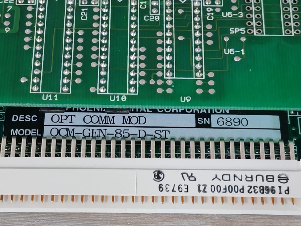 Phoenix Digital OCM-GEN-85-D-ST PHOENIX DIGITAL OCM-GEN-85-D-ST OPTICAL COMMUNICATION MODULE 2