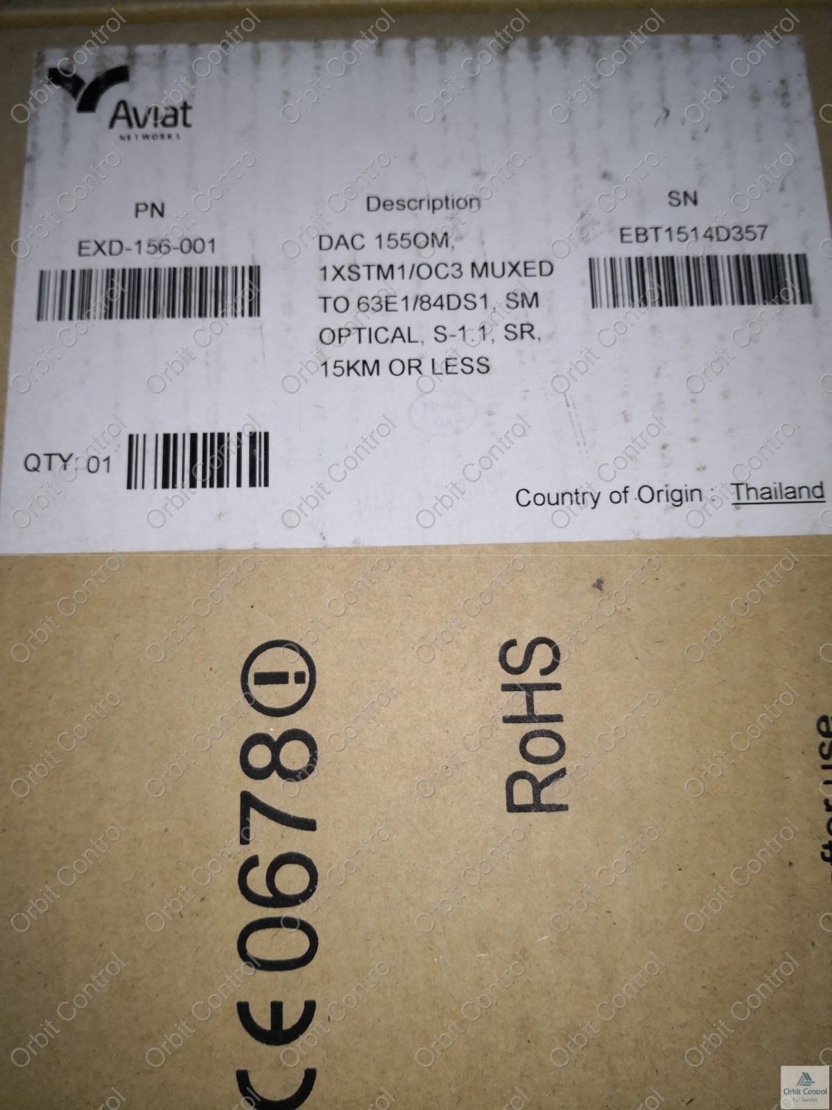 AVIAT EXD-156-001 AVIAT EXD-156-001 DATA ACCESS CARD, DAC 155OM 8