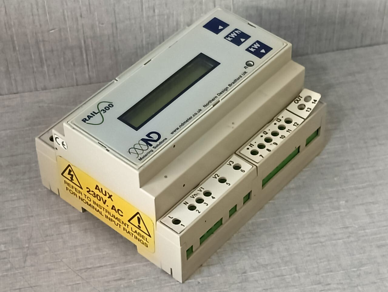 Northern Design RAIL-300 Northern Design Power Rail 300 Energy Meter with 5A output 9
