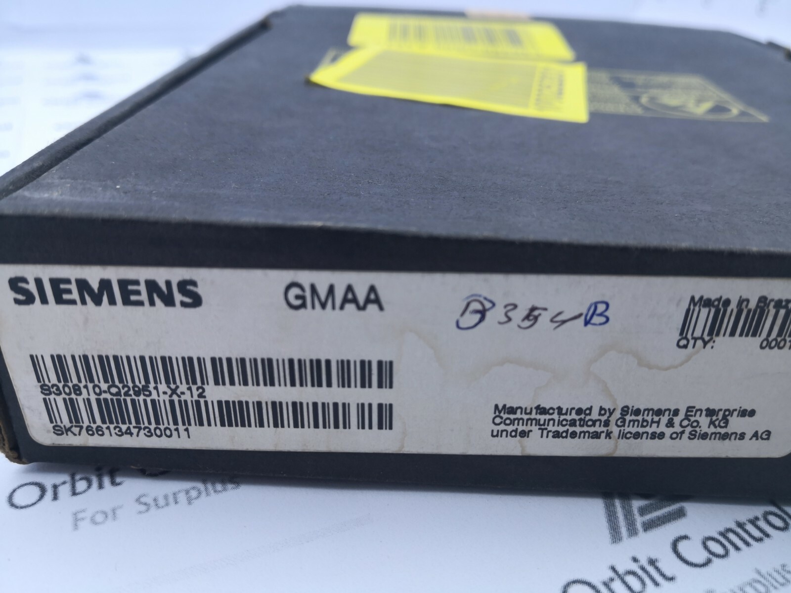 Siemens S30810-Q2951-X-12 Siemens Unify GMAA S30810-Q2951-X-12 Analog subcriber card for MX phone system 9