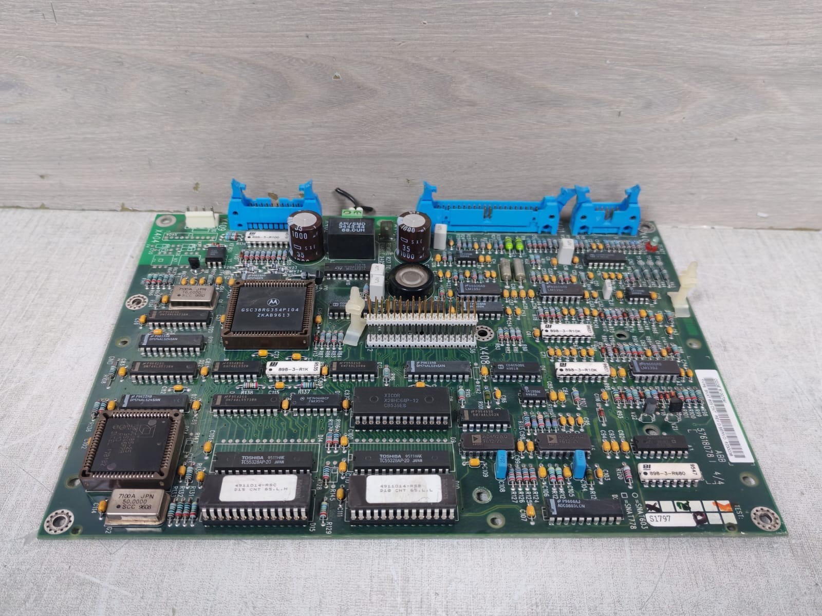 ABB 57618078 ABB 57618078 SNAT 603 CNT / REV: D / SNAT603CNT / Control Board Code: 61007041 6