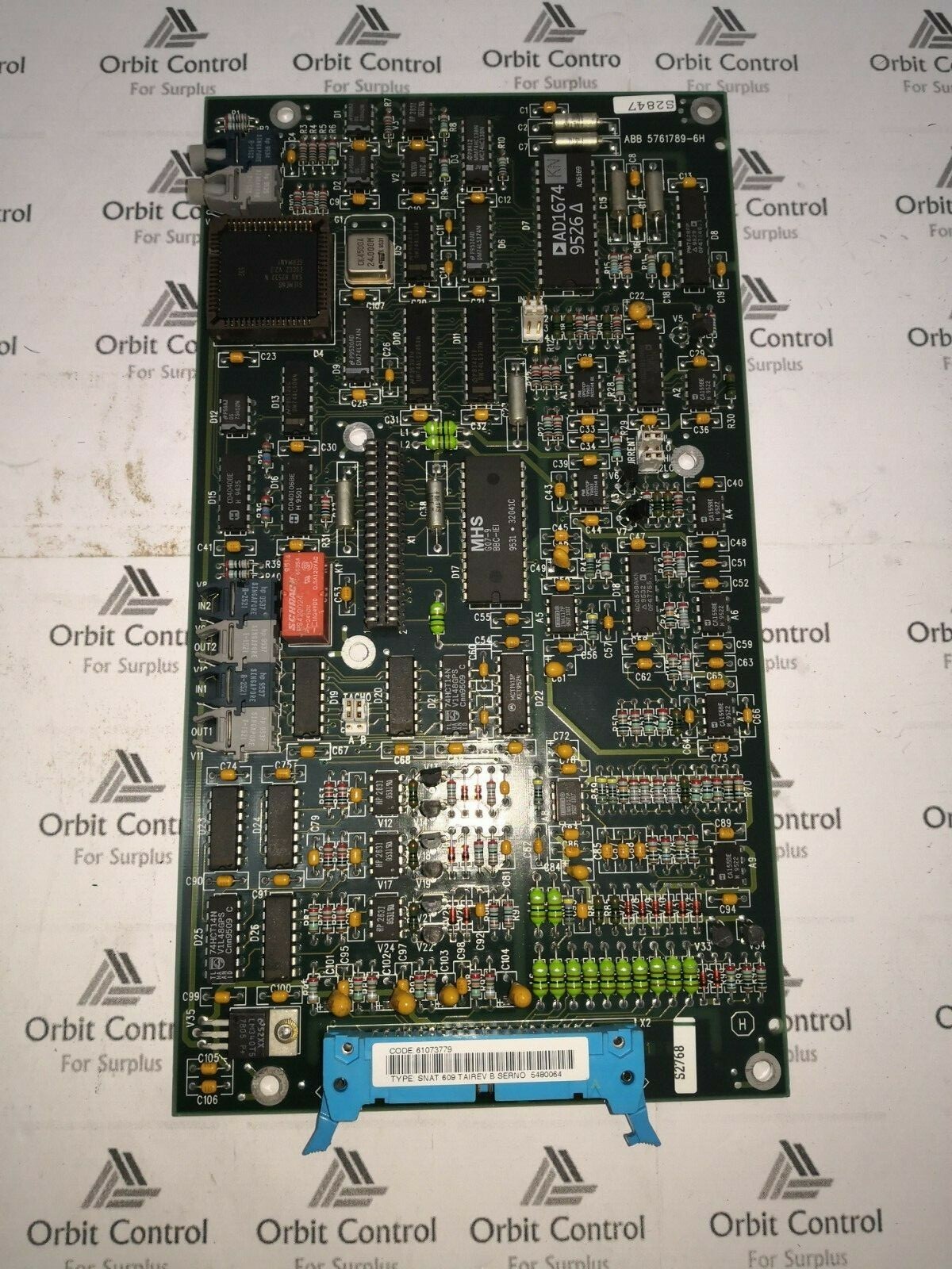 ABB SNAT 609 TAI / REV: B / SNAT609TAI / CODE: 61073779 / CONTROL BOARD