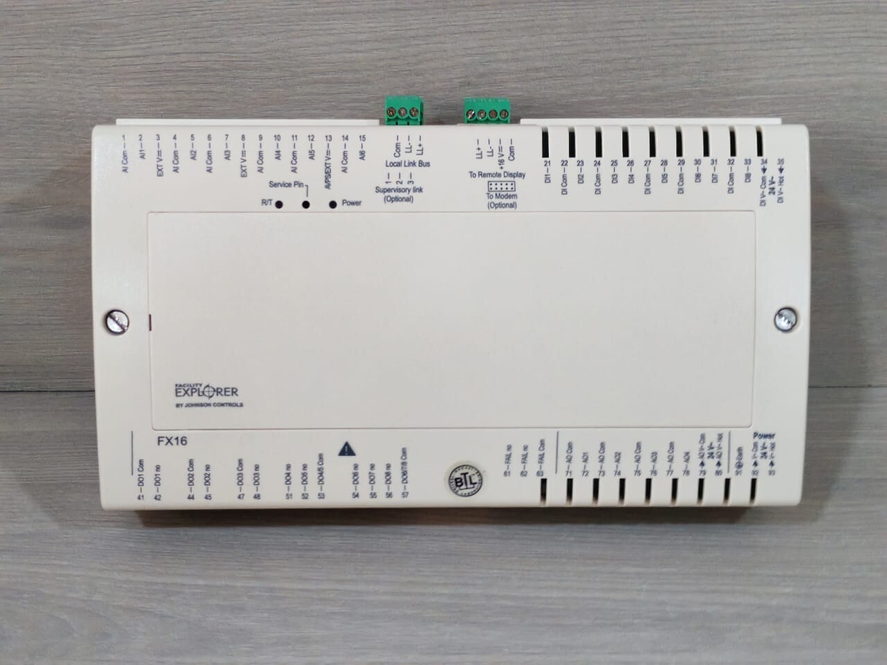 Johnson Controls FX16 LP-FX16X04-000C VER.B JOHNSON CONTROLS FX16 LP-FX16X04-000C VER.B PLUS MASTER CONTROLLER 3