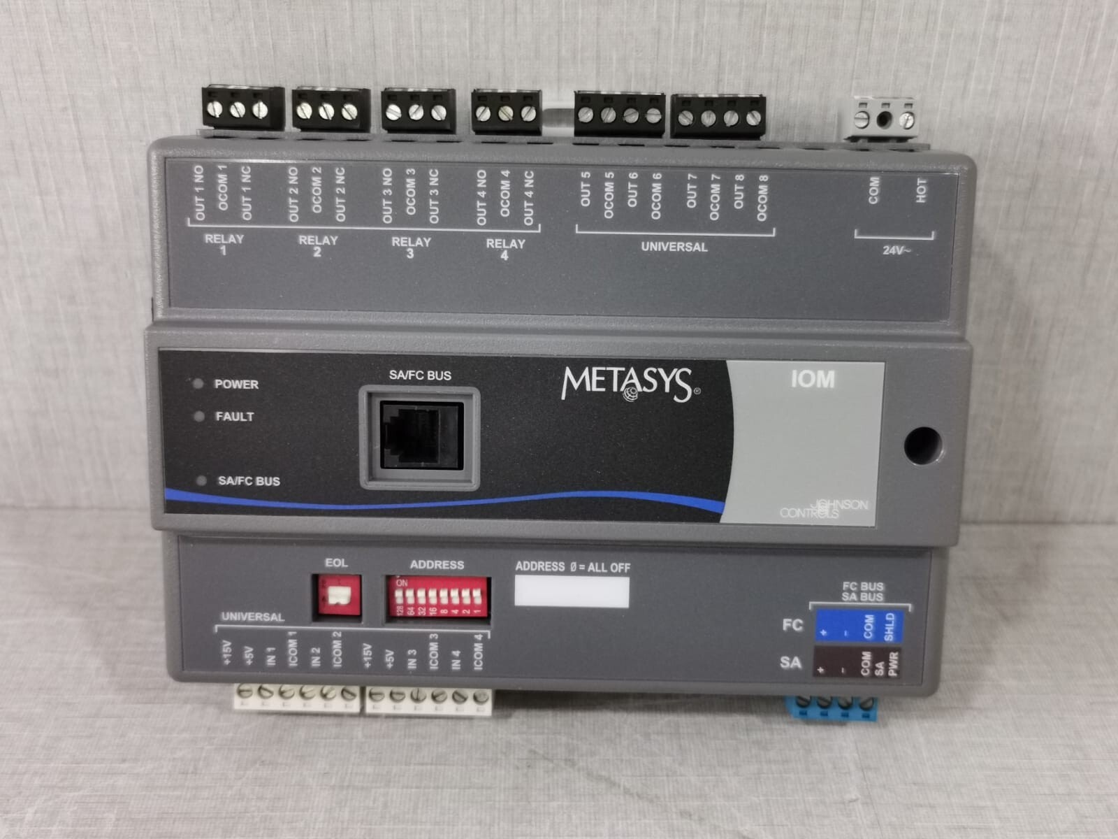Johnson Controls MSIOM37100 Johnson Controls MS-IOM3710-0 / MSIOM37100 Input Output Module 2