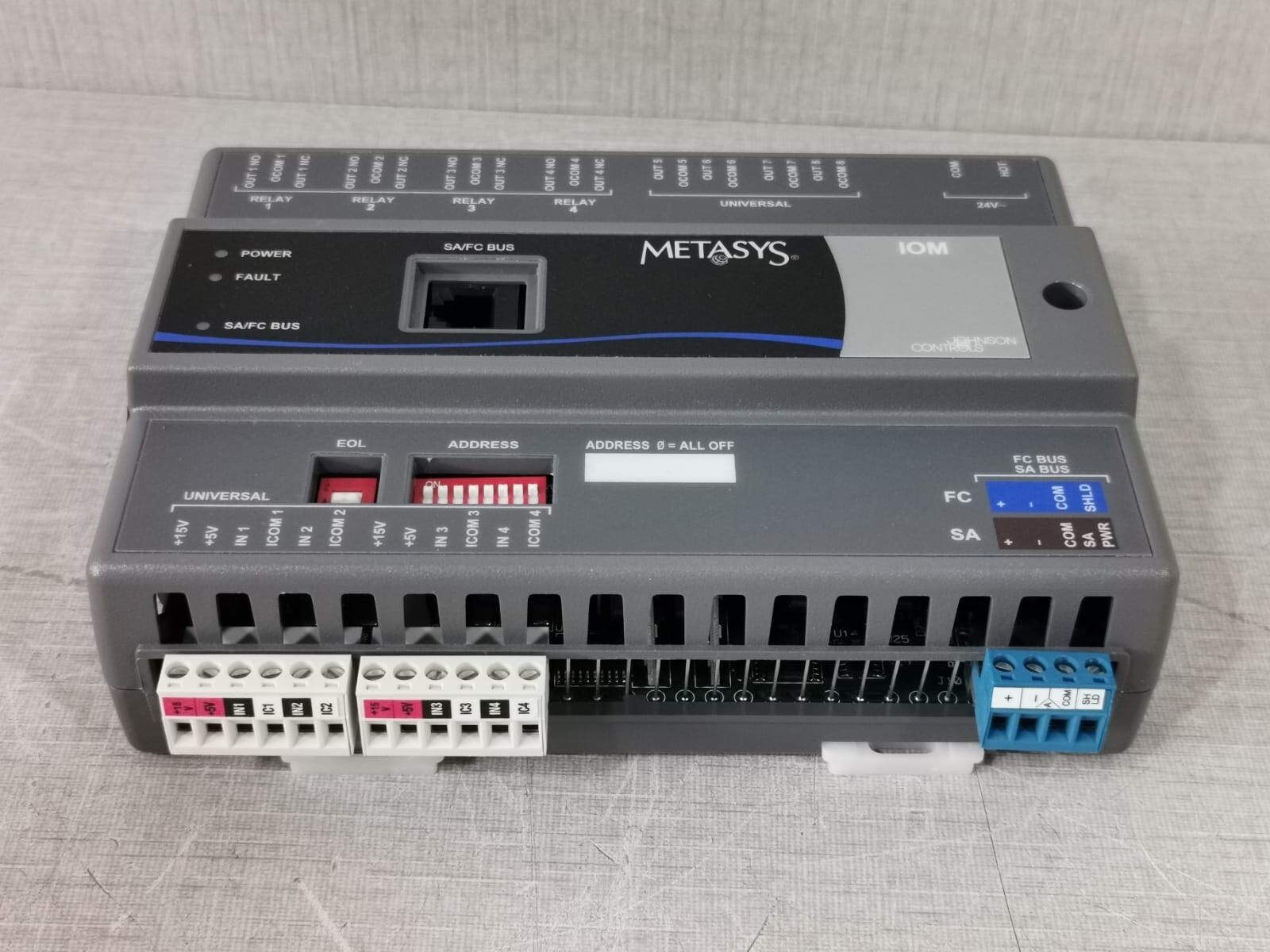 Johnson Controls MSIOM37100 Johnson Controls MS-IOM3710-0 / MSIOM37100 Input Output Module 5