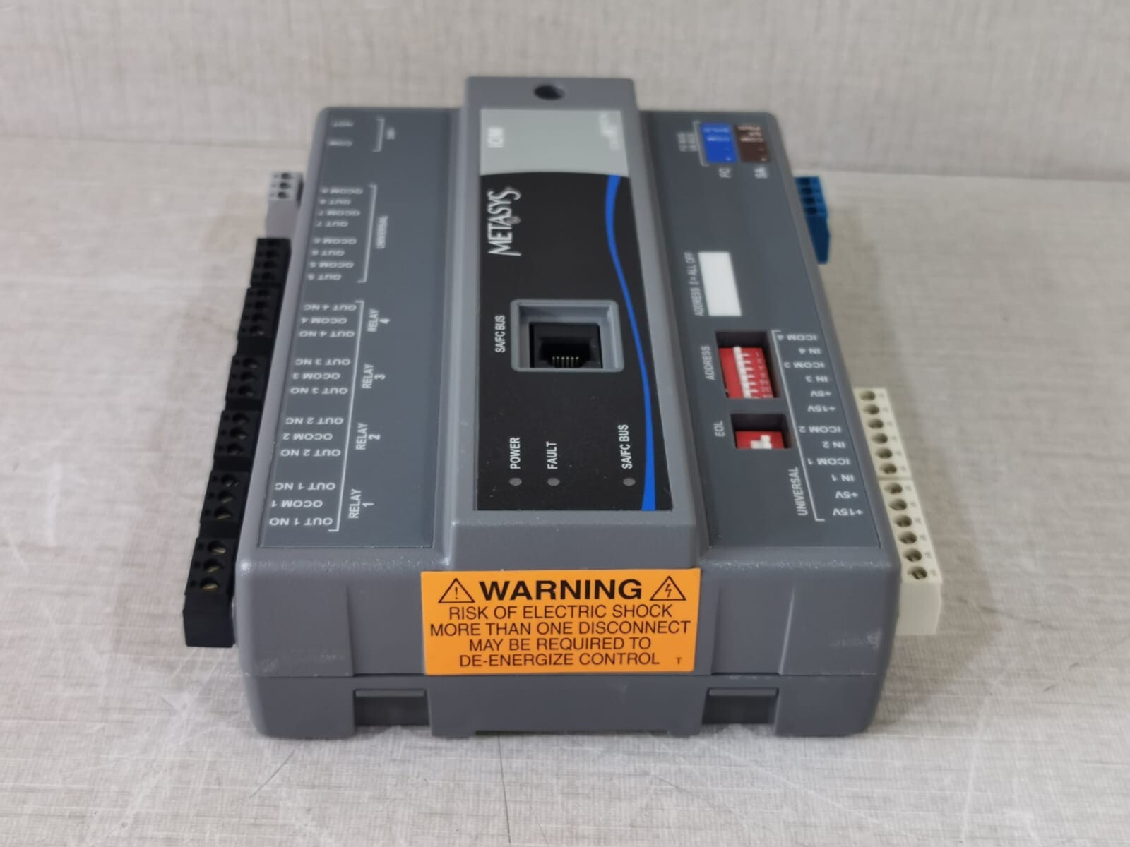 Johnson Controls MSIOM37100 Johnson Controls MS-IOM3710-0 / MSIOM37100 Input Output Module 9