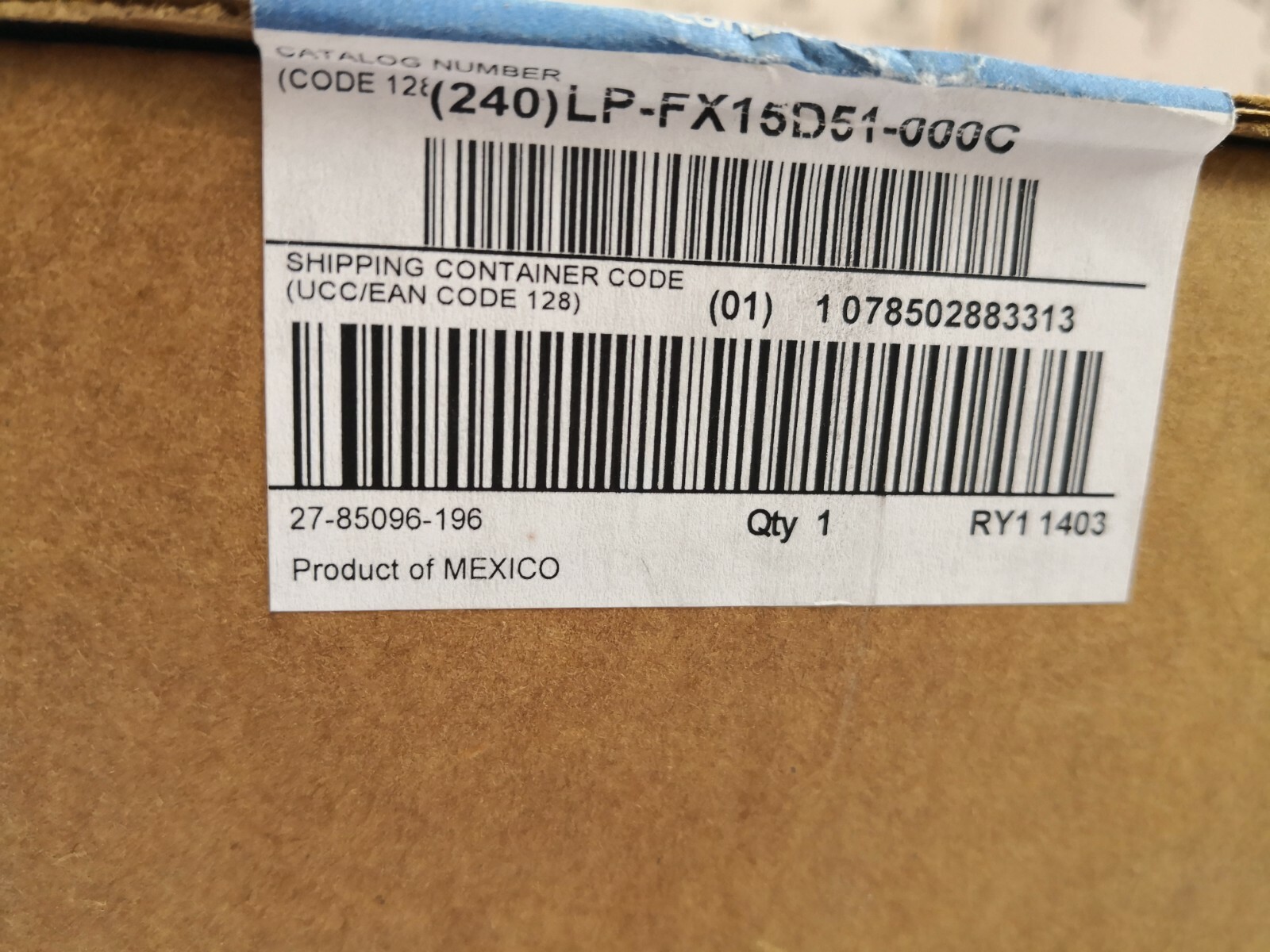 Johnson Controls LPFX15D51000C FX15 Johnson Controls LP-FX15D51-000C Ver. A Universal Controller 3