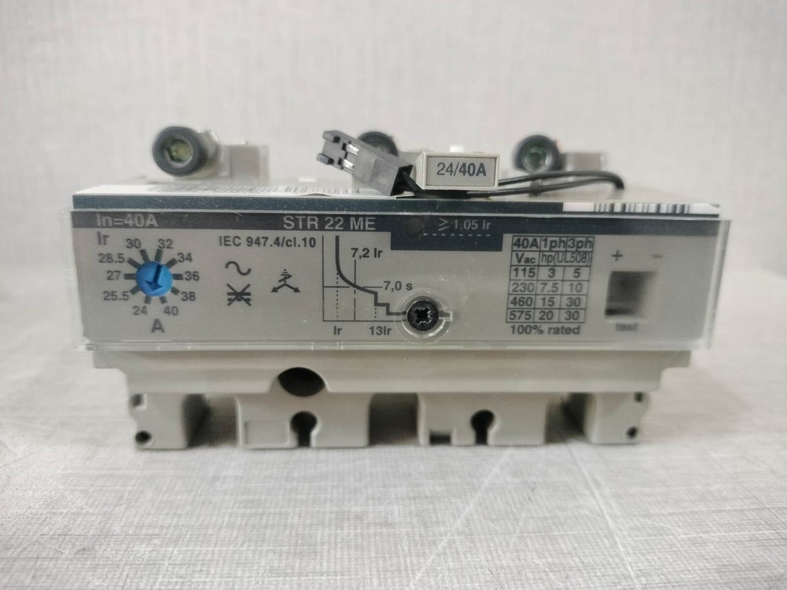 Schneider Electric 29173 Schneider 29173 CIRCUIT BREAKER ACCESSORY TRIP UNIT STR22ME 40 3p 3d 3