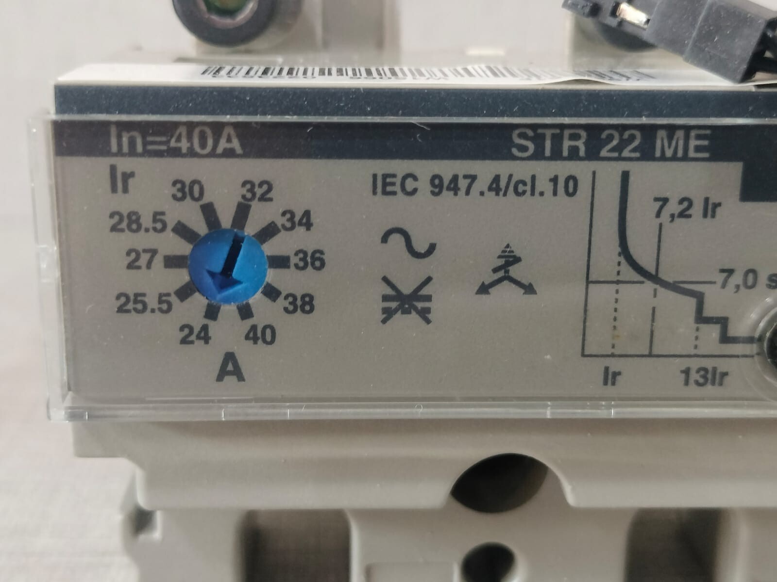 Schneider Electric 29173 Schneider 29173 CIRCUIT BREAKER ACCESSORY TRIP UNIT STR22ME 40 3p 3d 4