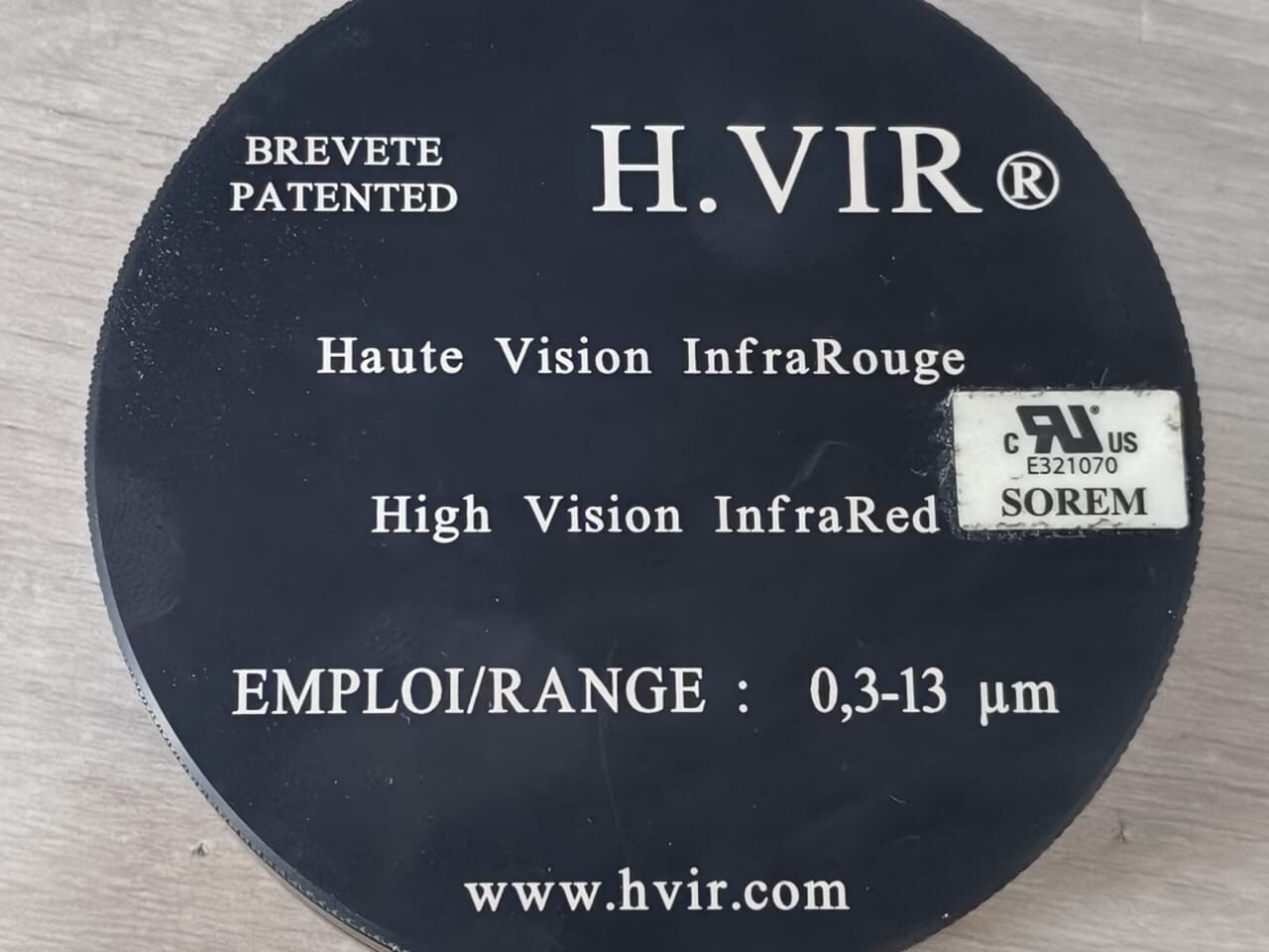 H.VIR TO-13 H.VIR HIGH VISION INFRARED RANGE: 0.3 µm to 13 µm 2