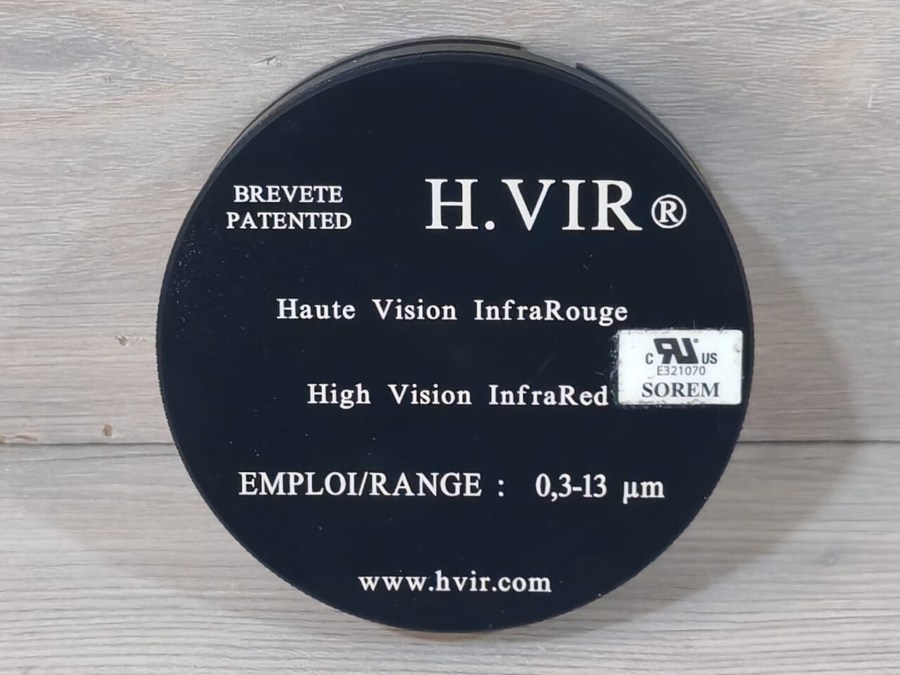 H.VIR HIGH VISION INFRARED RANGE : 0.3 µm to 13 µm