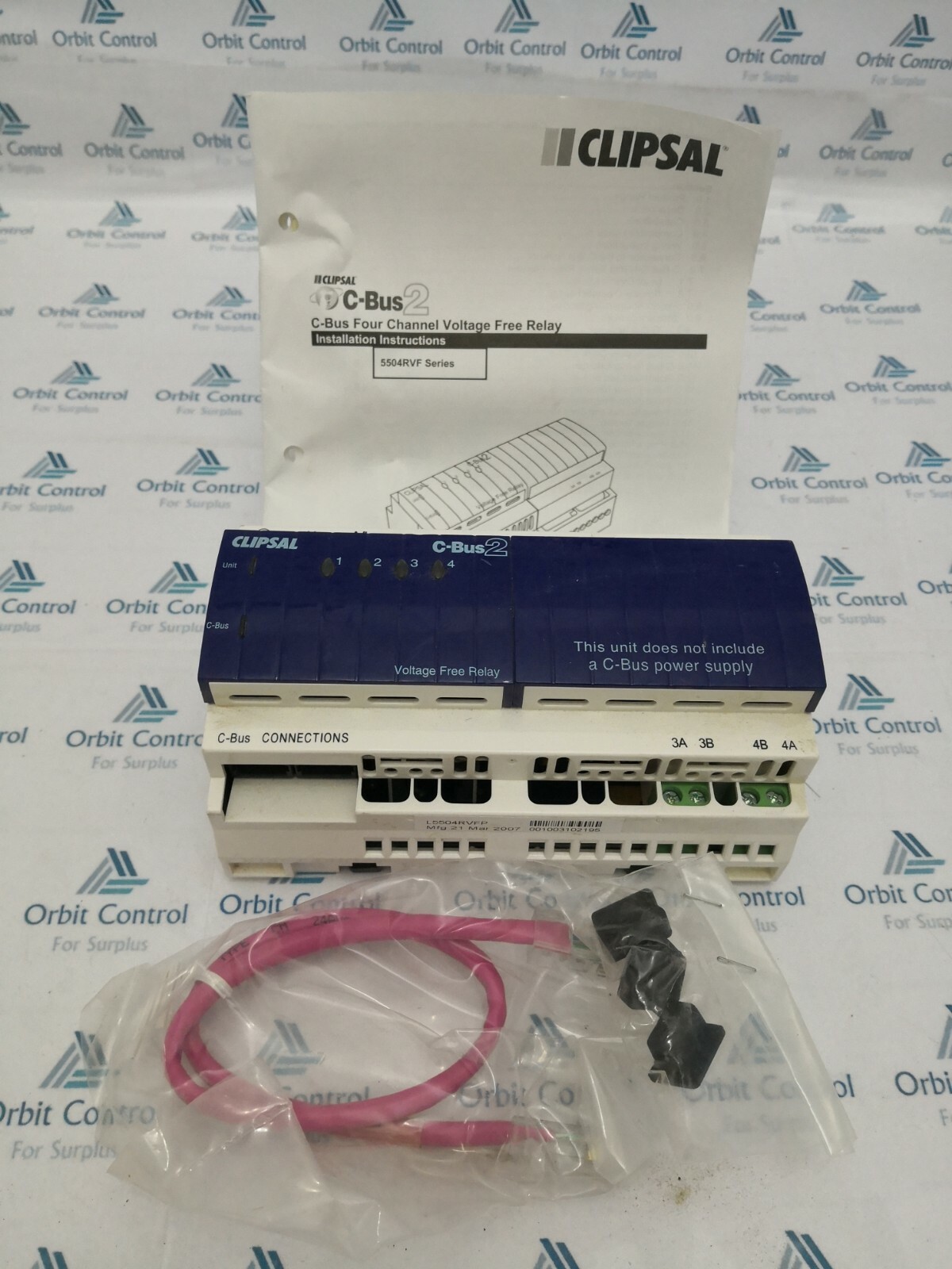 Clipsal L5504RVFP Clipsal C-Bus2 L5504RVFP 4 Ch. voltage free relay 4